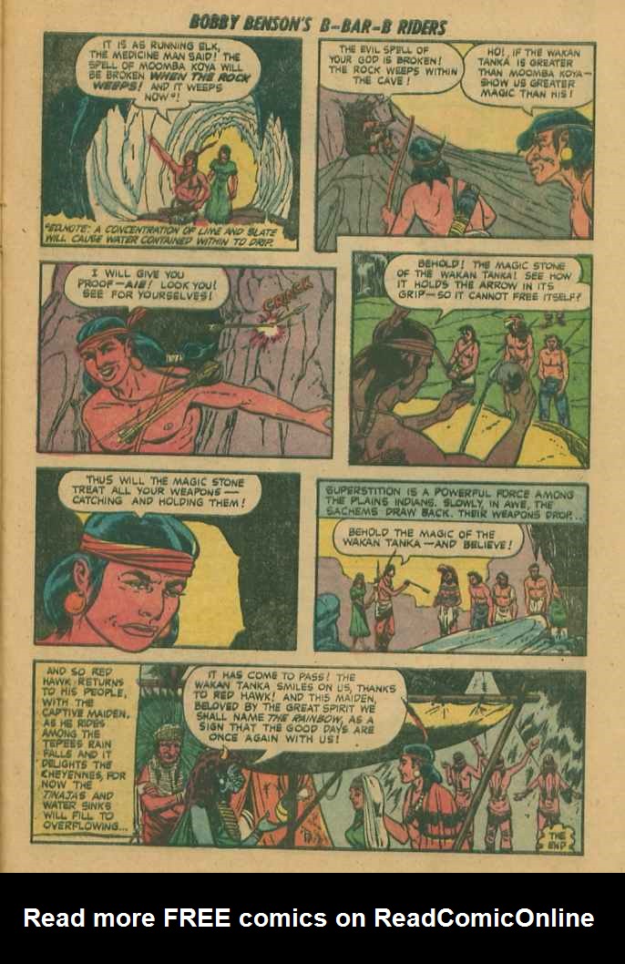Read online Bobby Benson's B-Bar-B Riders comic -  Issue #13 - 25