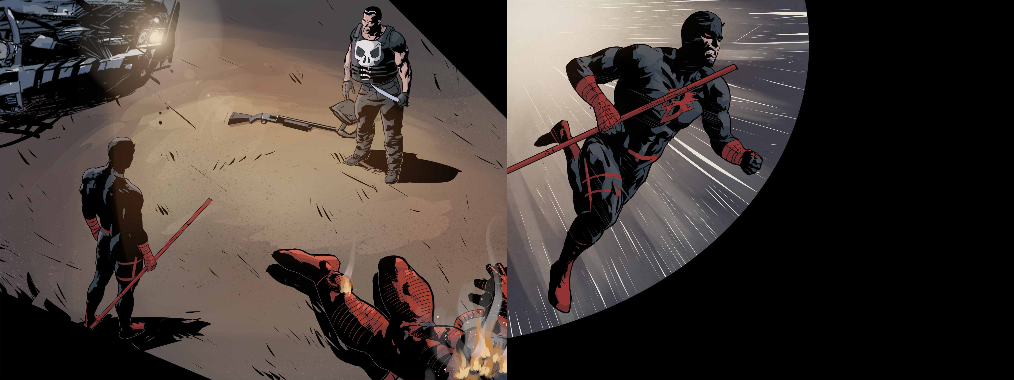 Read online Daredevil / Punisher : The Seventh Circle comic -  Issue #7 - 51