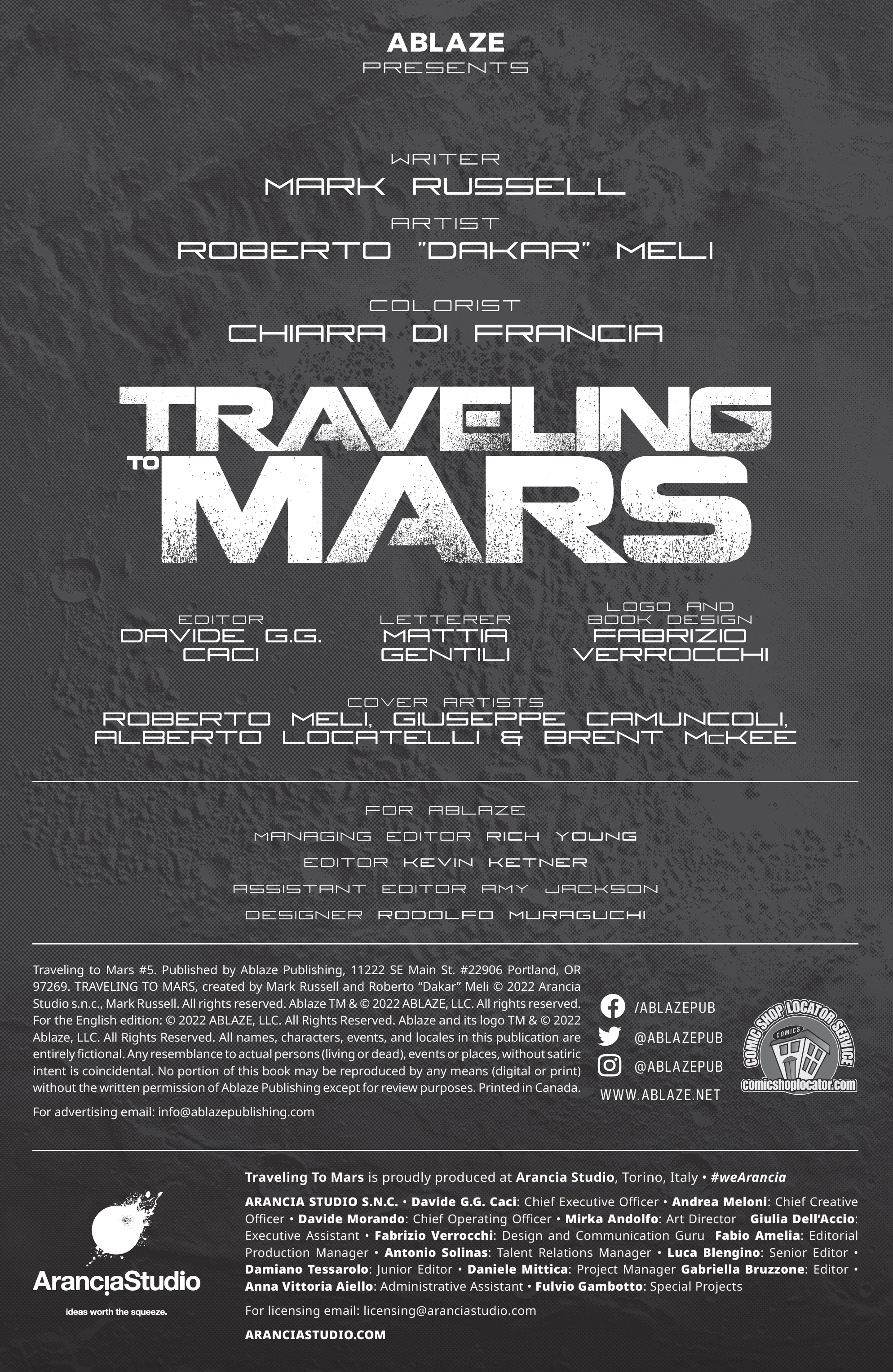 Read online Traveling To Mars comic -  Issue #5 - 2
