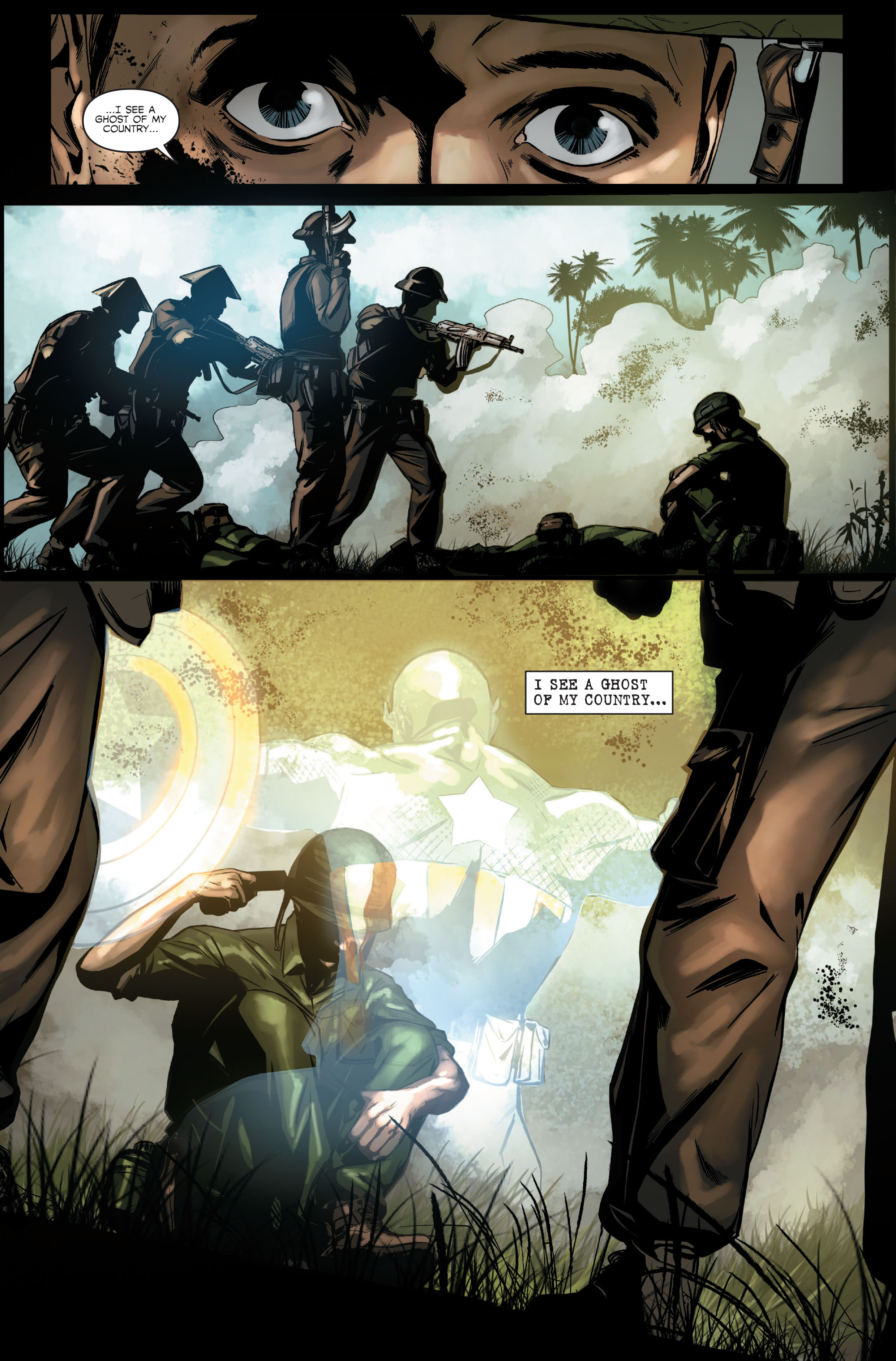 Captain America Theater of War: Ghosts of My Country Full Page 30