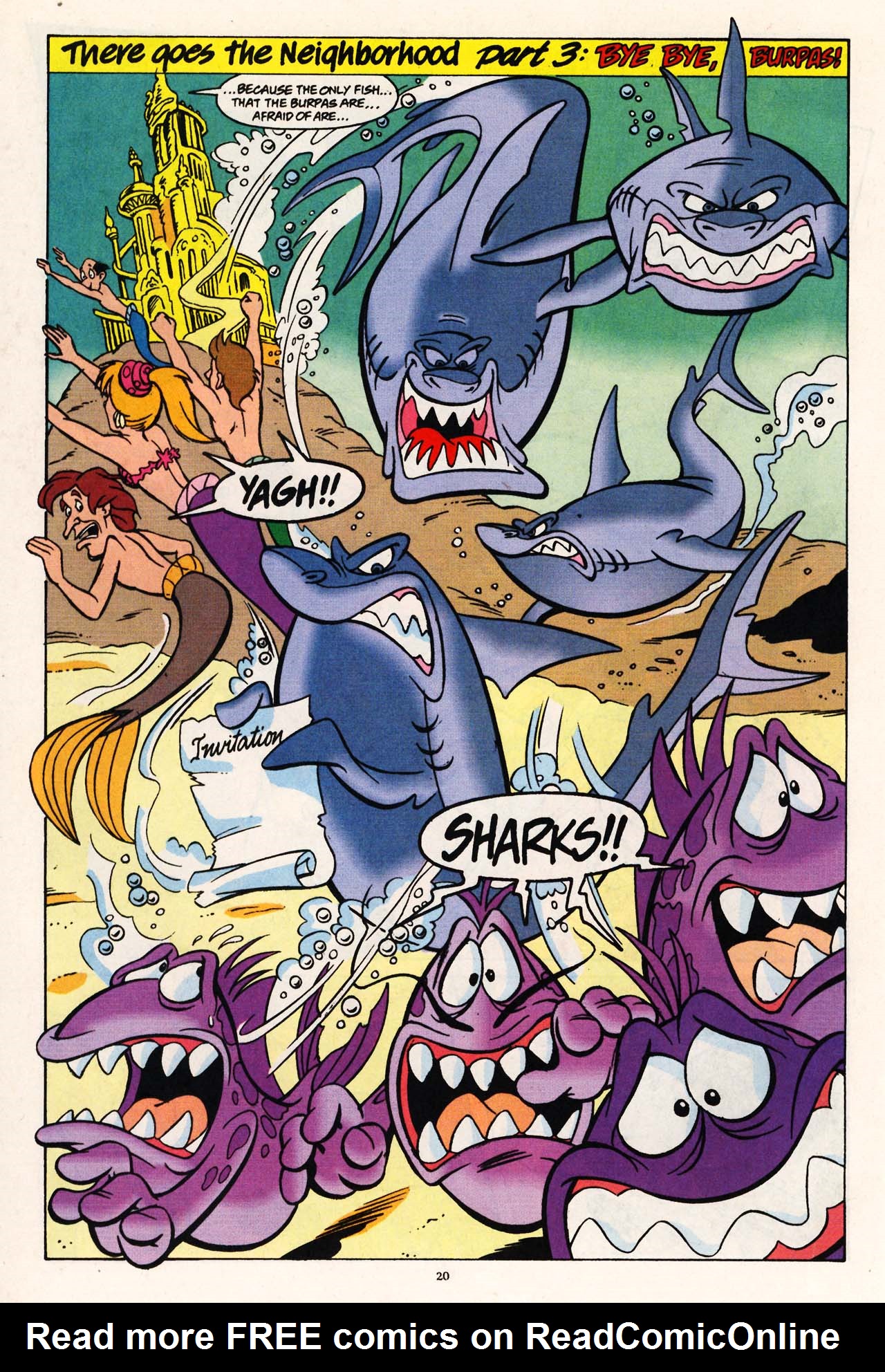Read online Disney's The Little Mermaid comic -  Issue #7 - 22