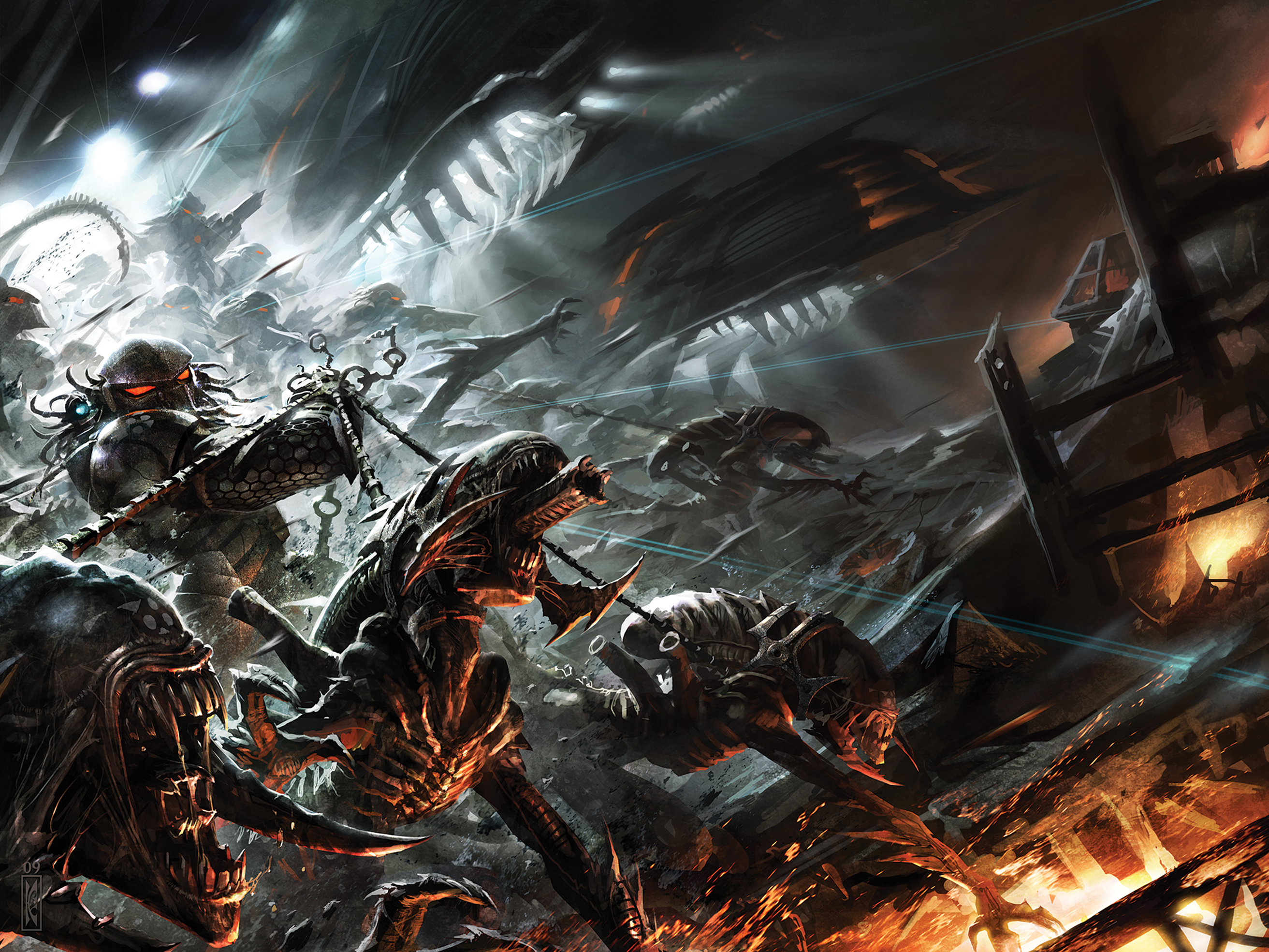 Read online Aliens vs. Predator: Three World War comic -  Issue #1 - 2