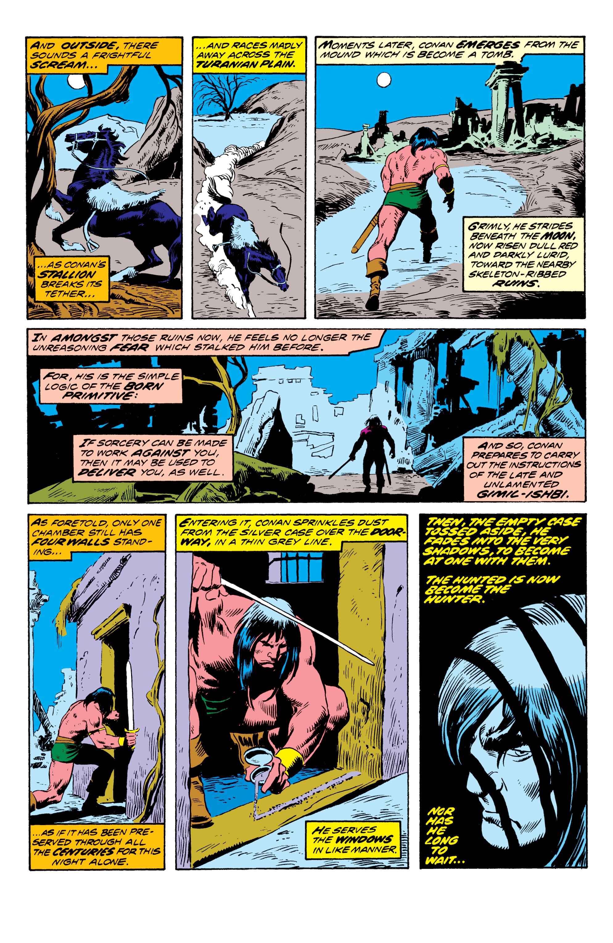 Read online Conan The Barbarian Epic Collection: The Original Marvel Years - The Curse Of The Golden Skull comic -  Issue # TPB (Part 3) - 38
