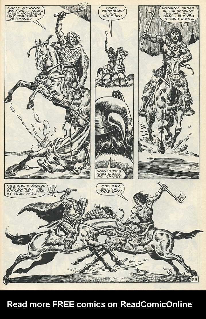 Read online The Savage Sword Of Conan comic -  Issue #142 - 49