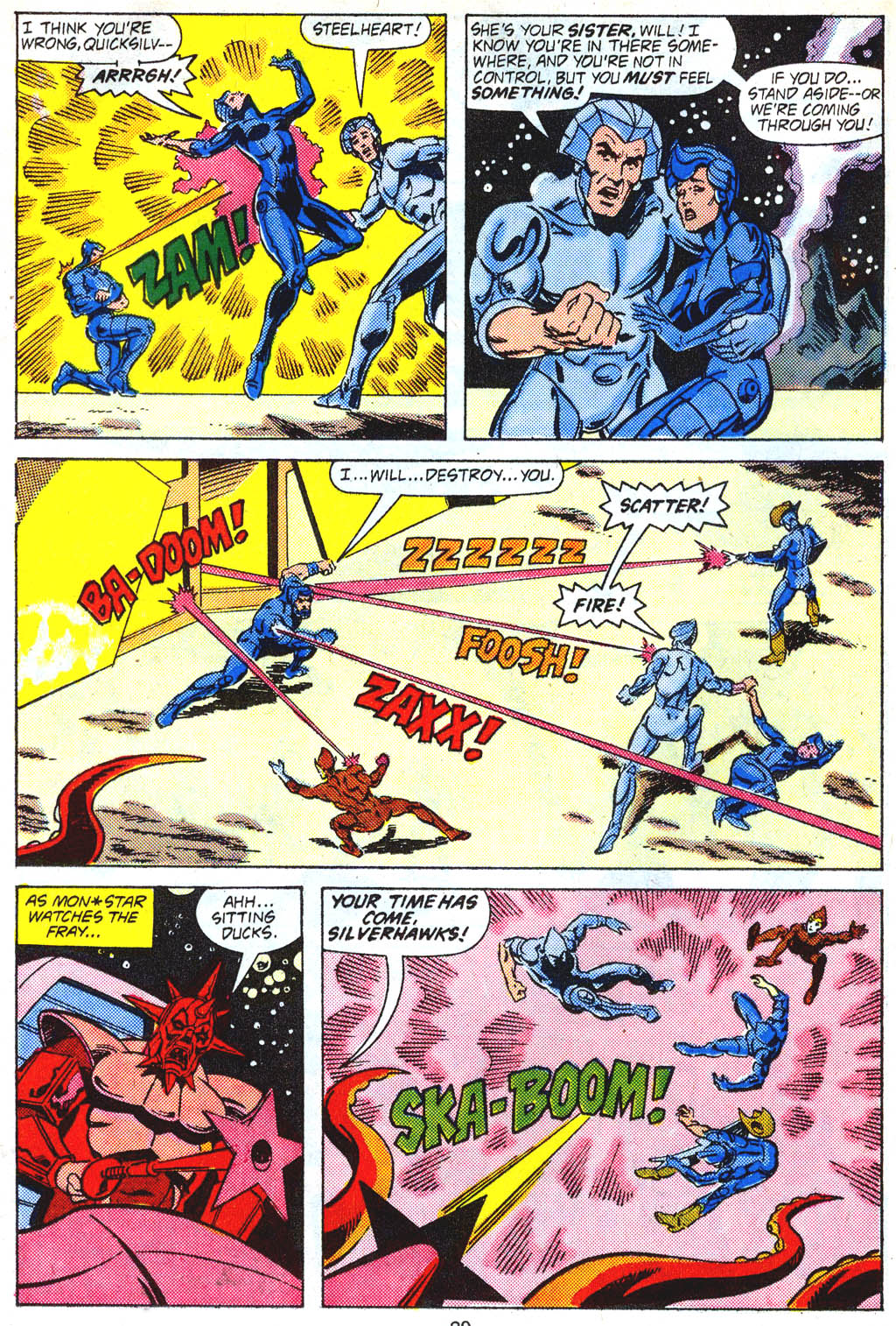 Read online SilverHawks comic -  Issue #5 - 16