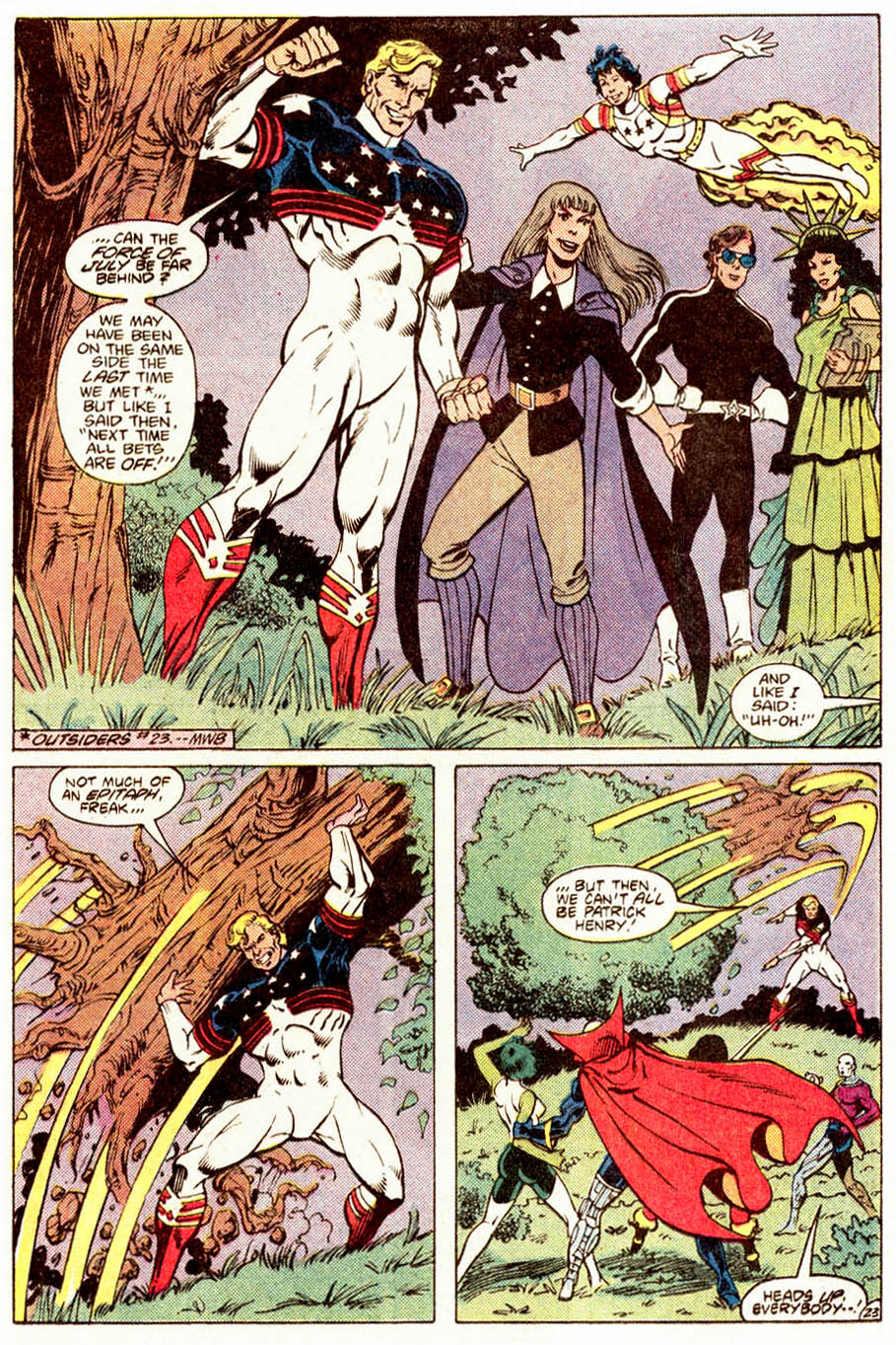 Read online The Outsiders (1985) comic -  Issue # _Special - 23