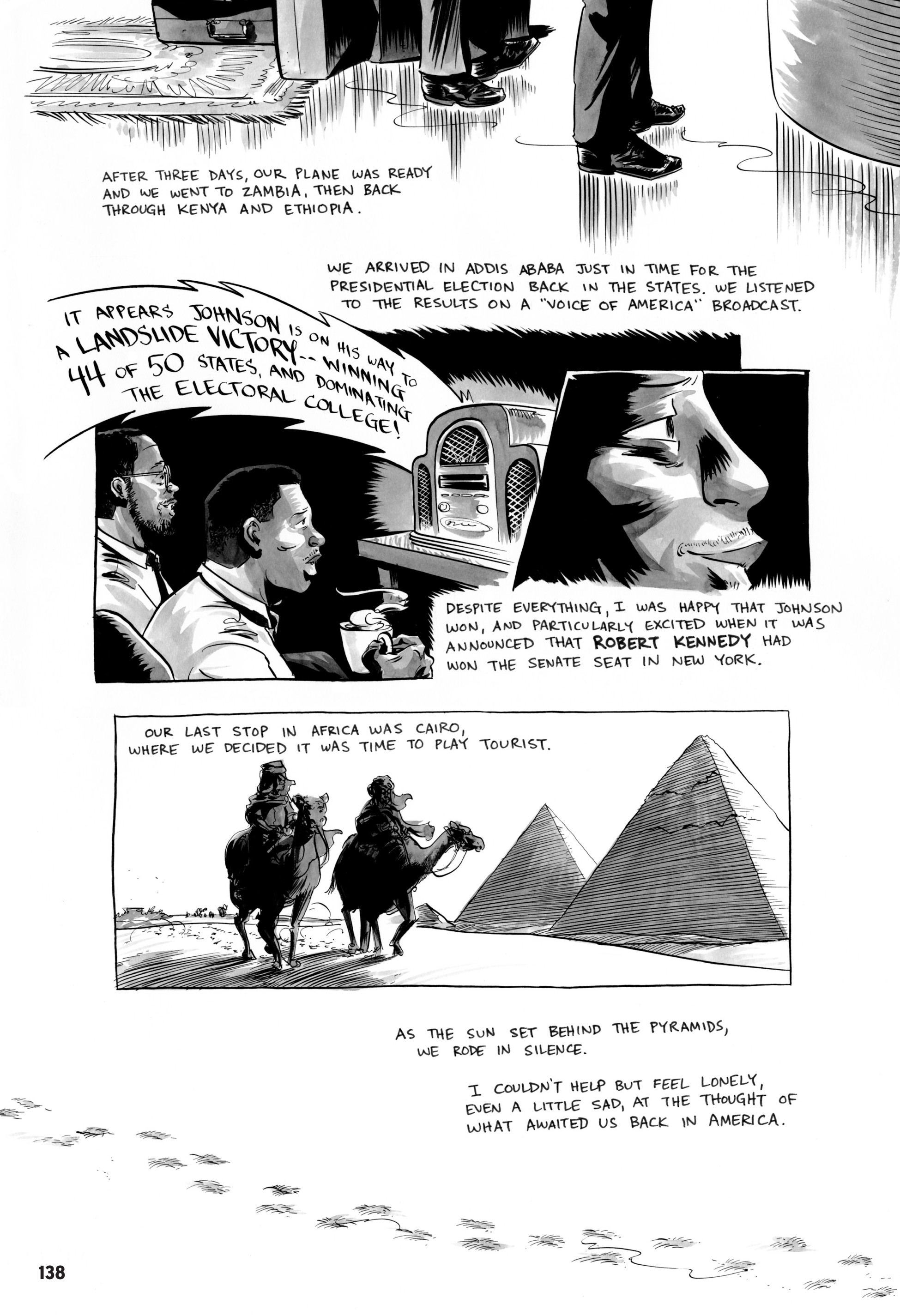 Read online March comic -  Issue #3 - 134