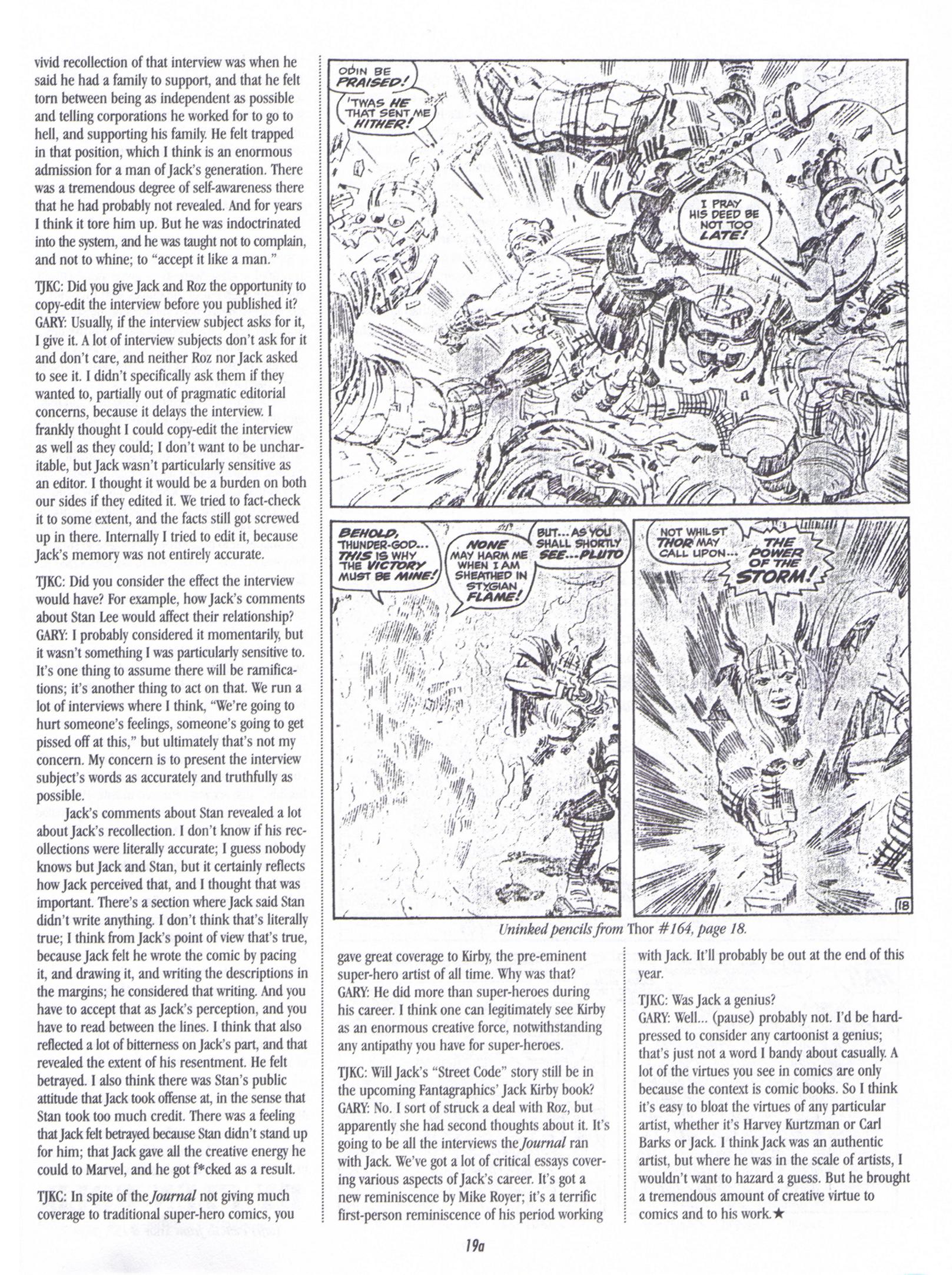 Read online The Jack Kirby Collector comic -  Issue #19 - 19