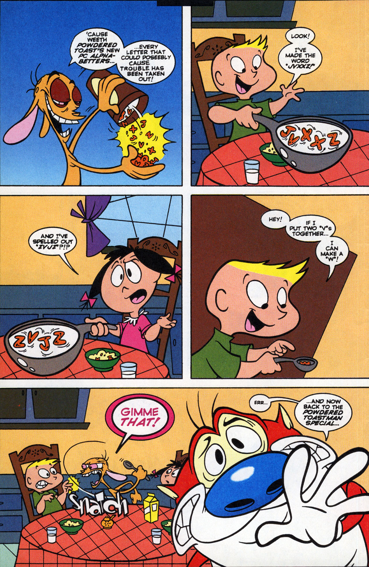 Read online The Ren & Stimpy Show Special: Powdered Toastman's Cereal Serial comic -  Issue # Full - 12