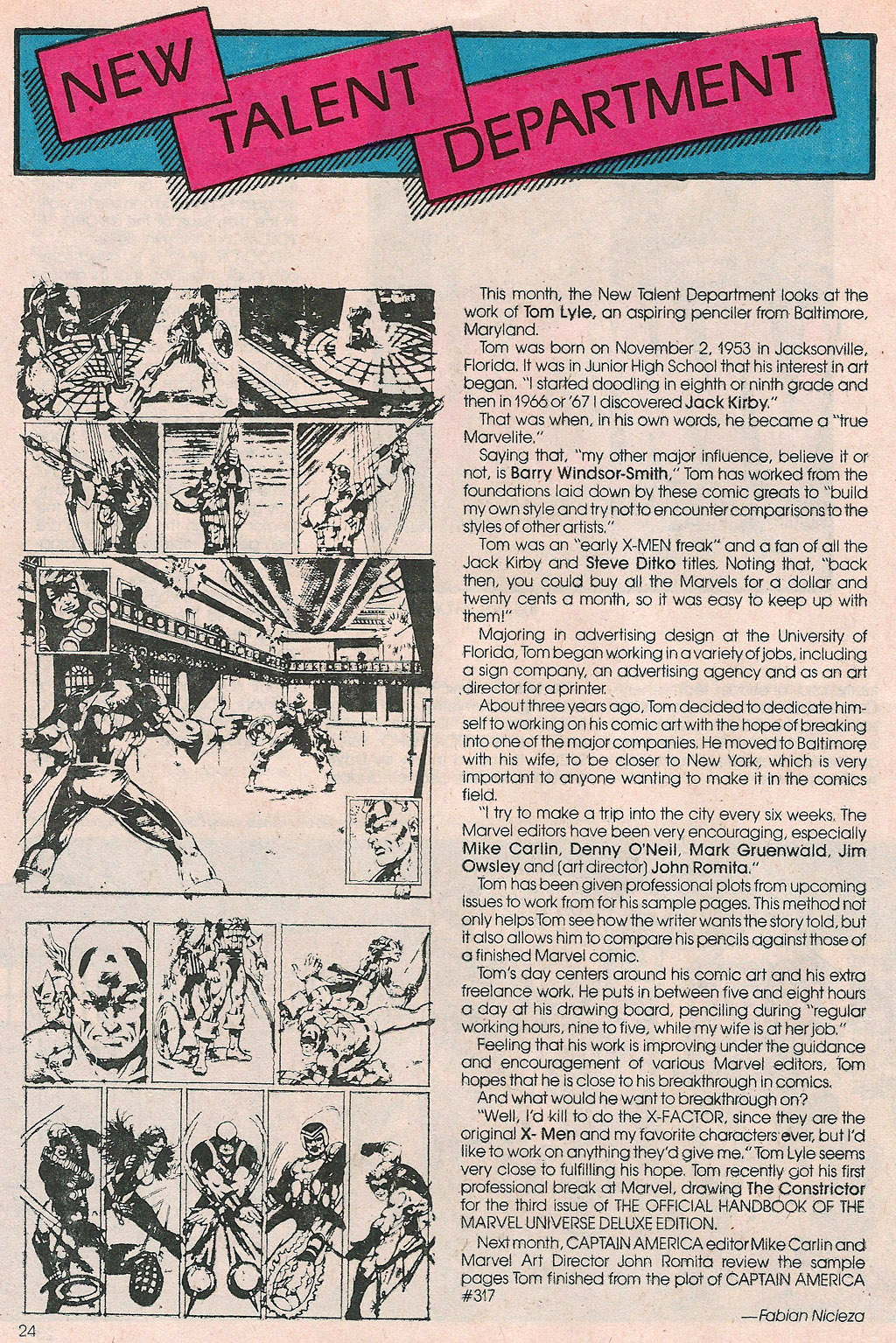 Marvel Age issue 38 - Page 24