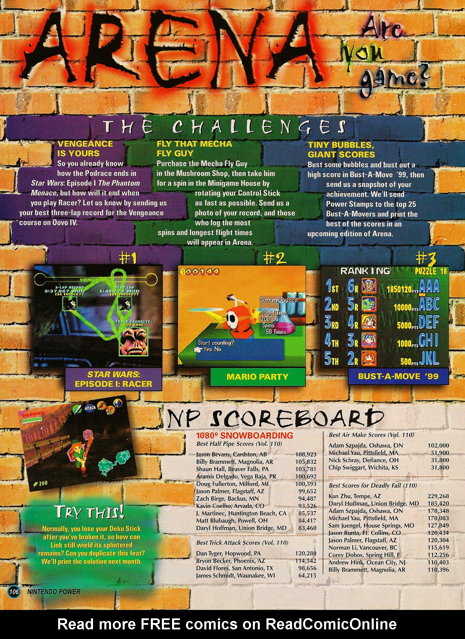 Read online Nintendo Power comic -  Issue #121 - 116