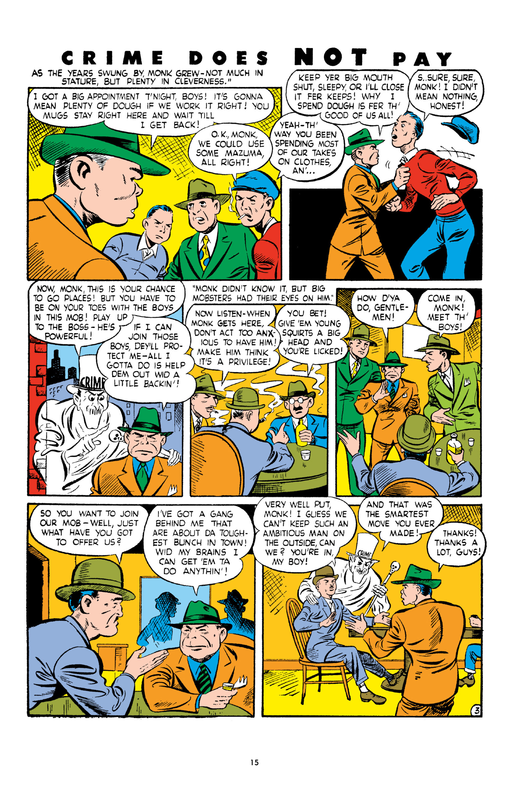Read online Crime Does Not Pay Archives comic -  Issue # TPB 3 (Part 1) - 15