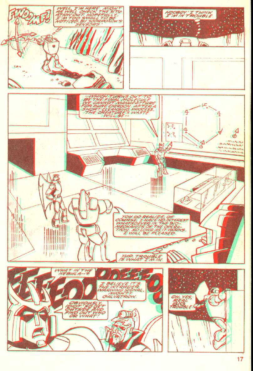 Read online The Transformers in 3-D comic -  Issue #1 - 18
