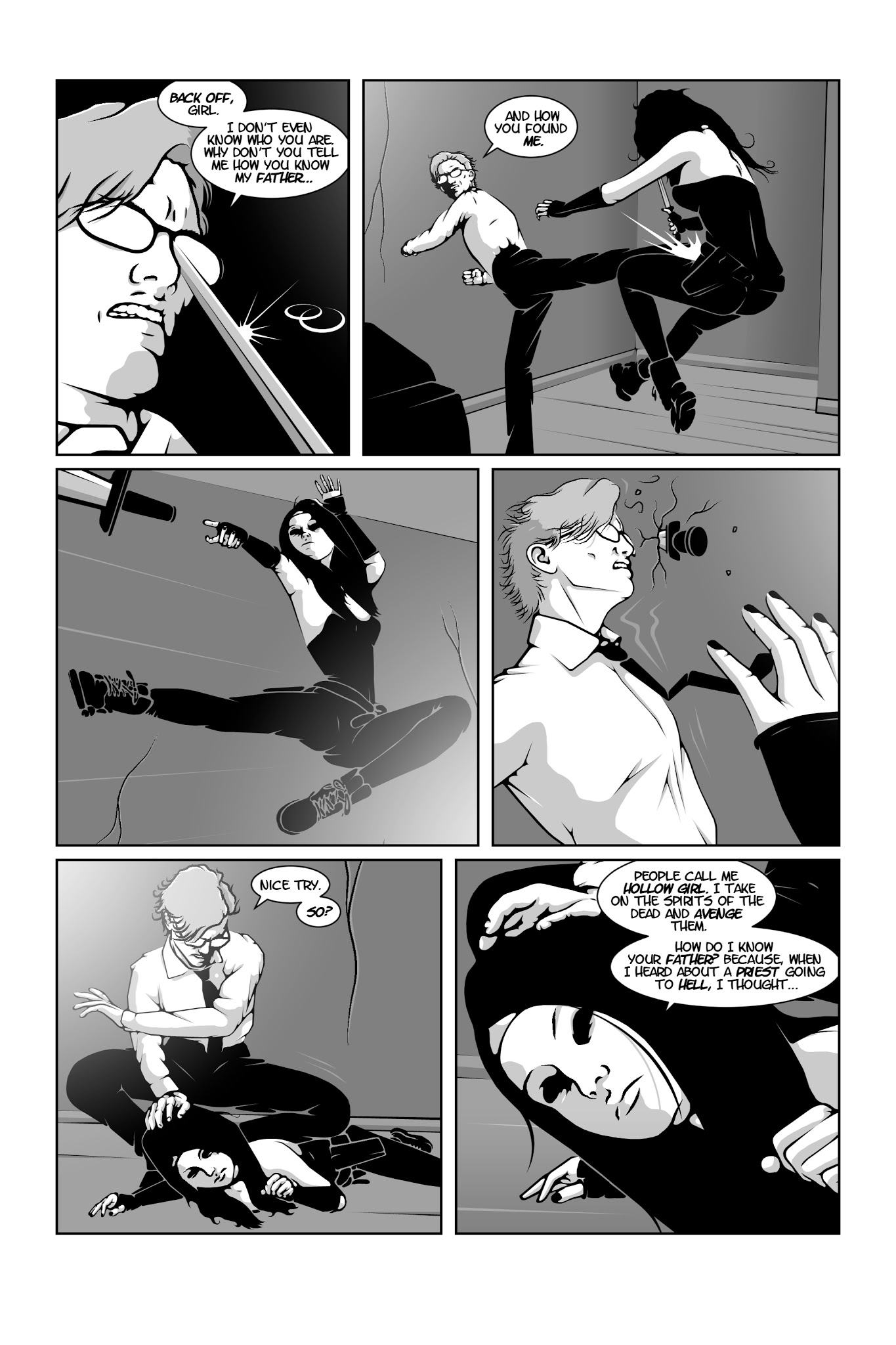 Read online Hollow Girl Vs. Demons comic -  Issue #1 - 12