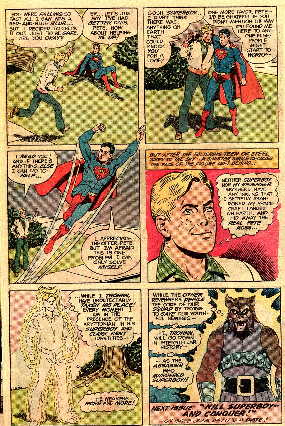 The New Adventures of Superboy 32 Page 21