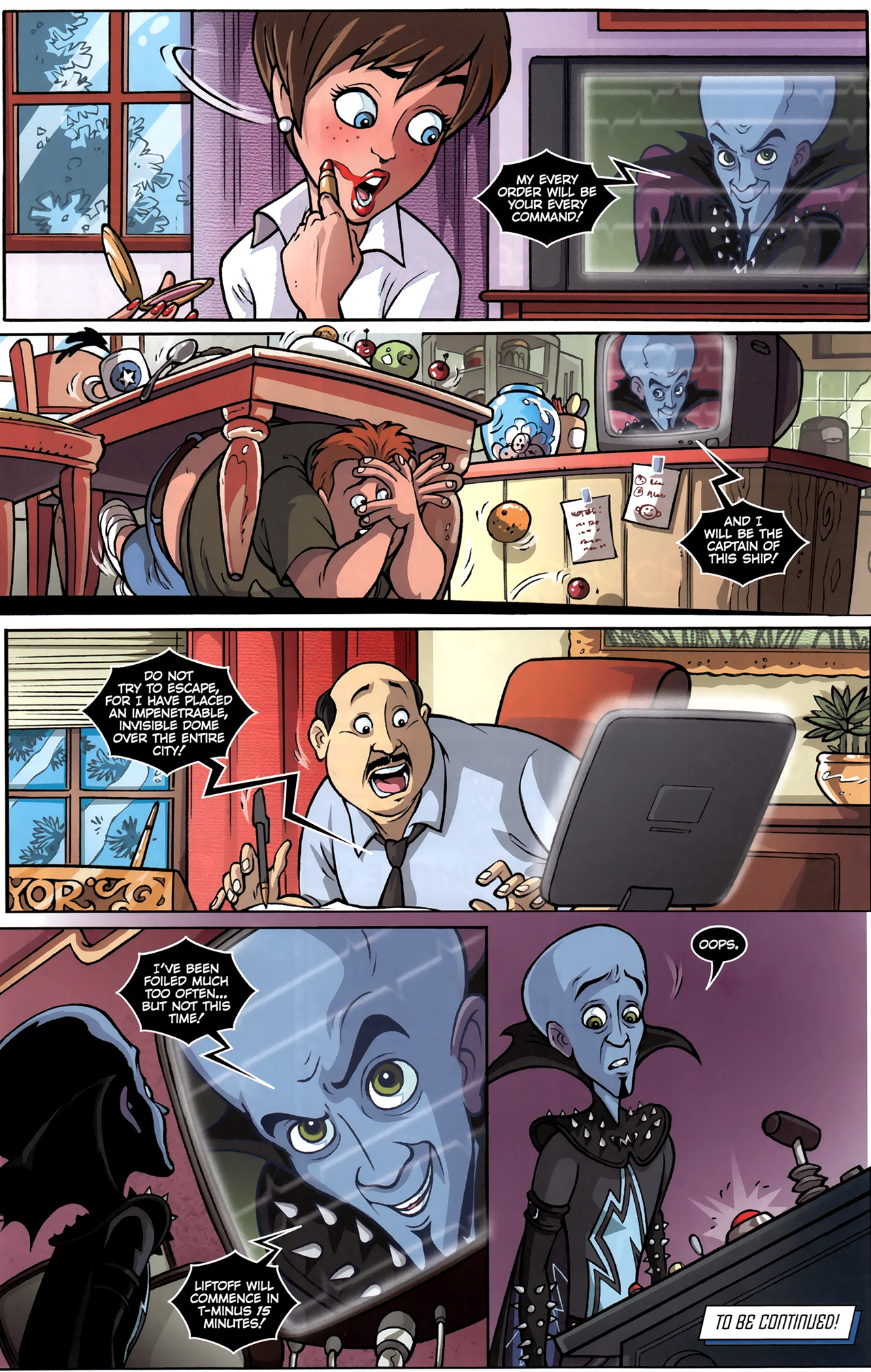 Read online Megamind: Bad. Blue. Brilliant. comic -  Issue #1 - 26