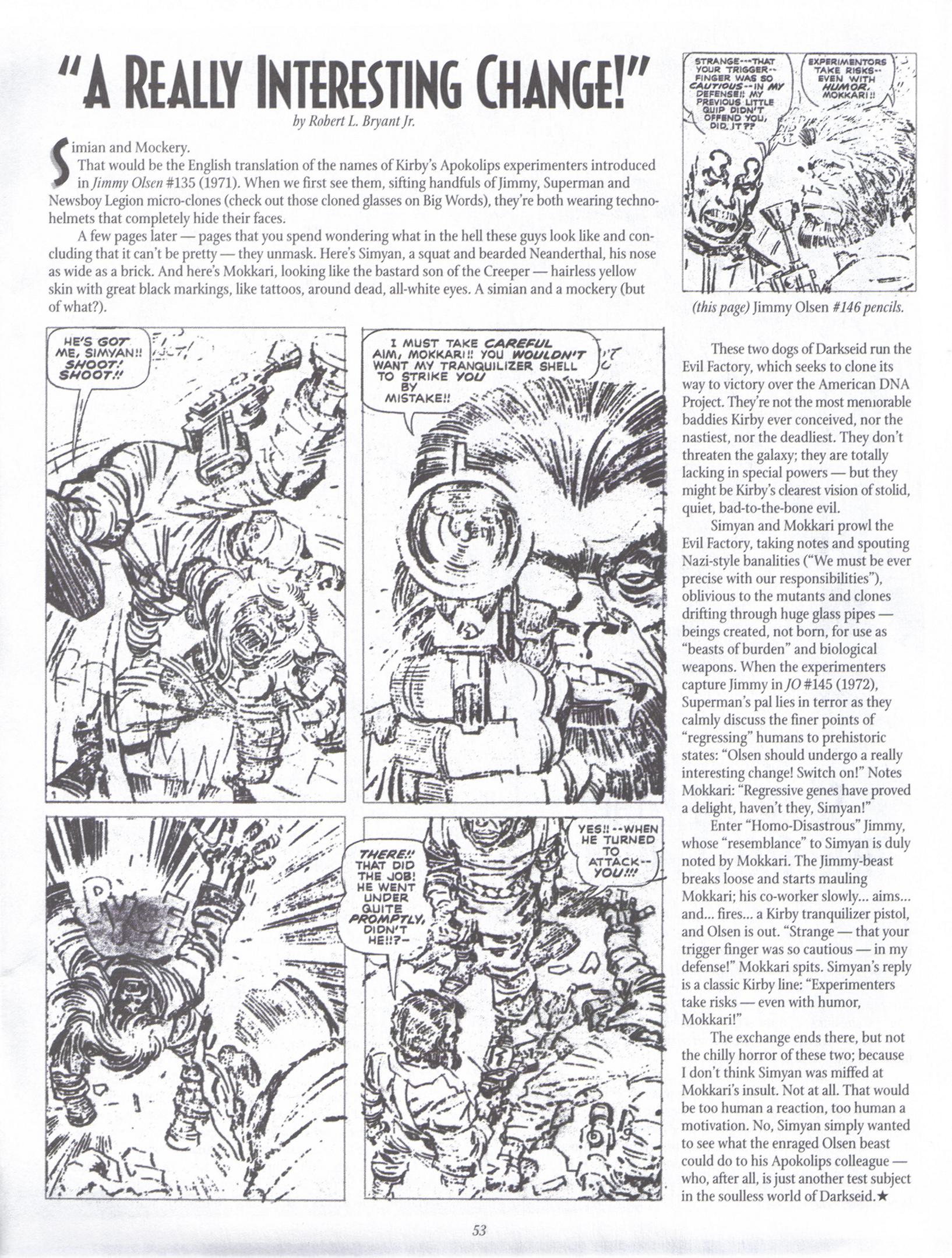 Read online The Jack Kirby Collector comic -  Issue #22 - 52