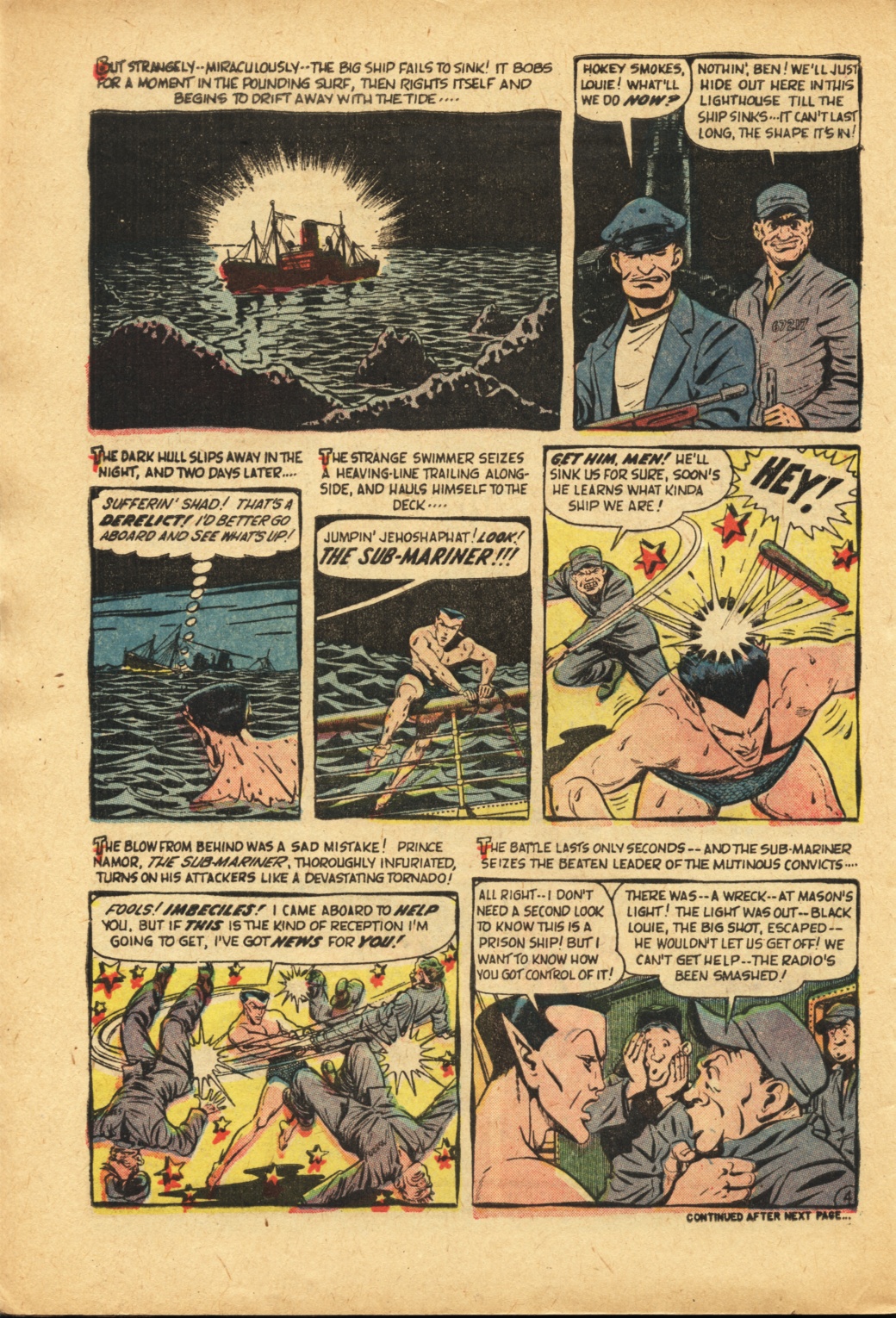 Read online Sub-Mariner Comics comic -  Issue #42 - 21