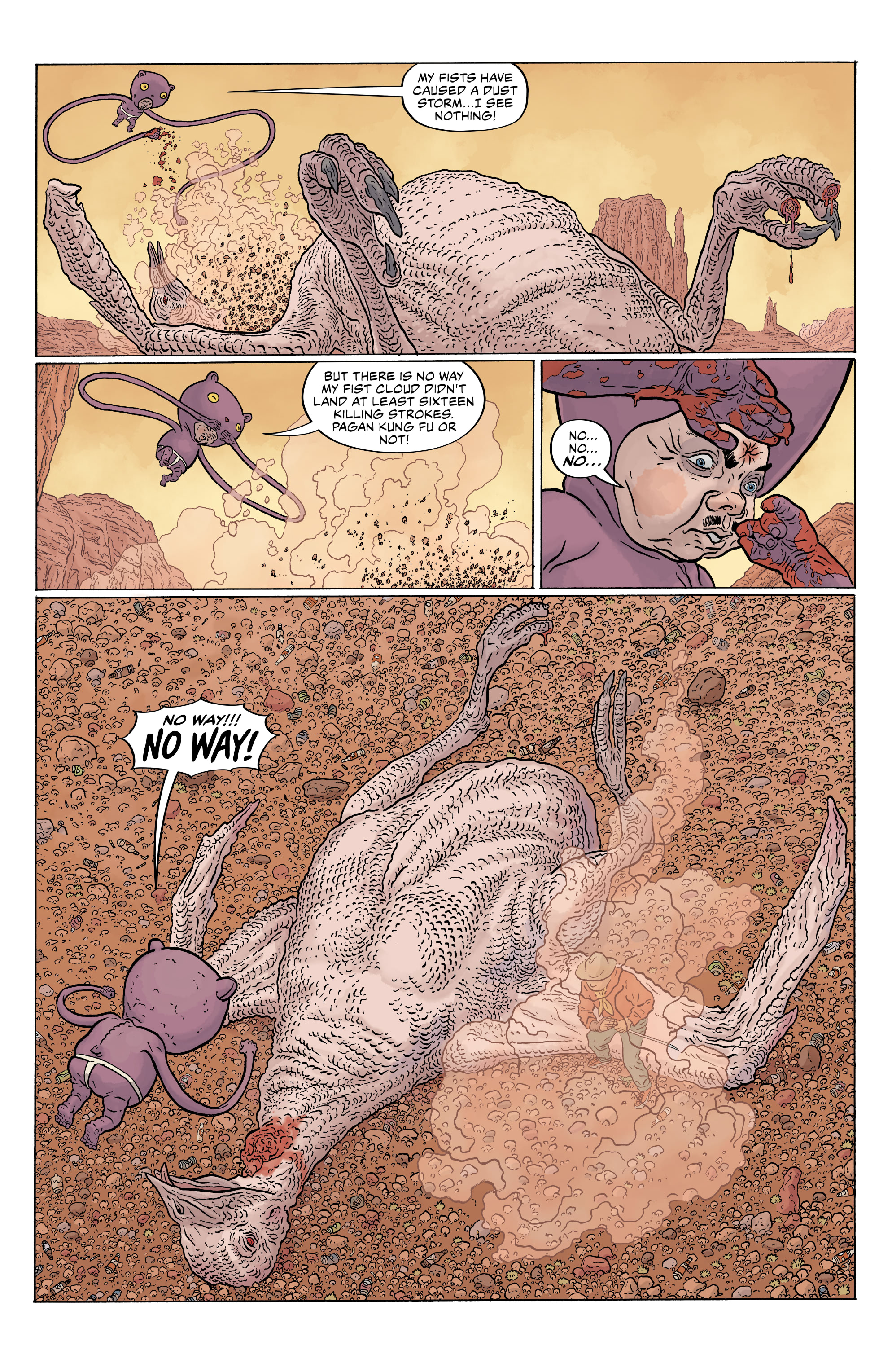 Read online Shaolin Cowboy: Cruel to Be Kin comic -  Issue #3 - 17