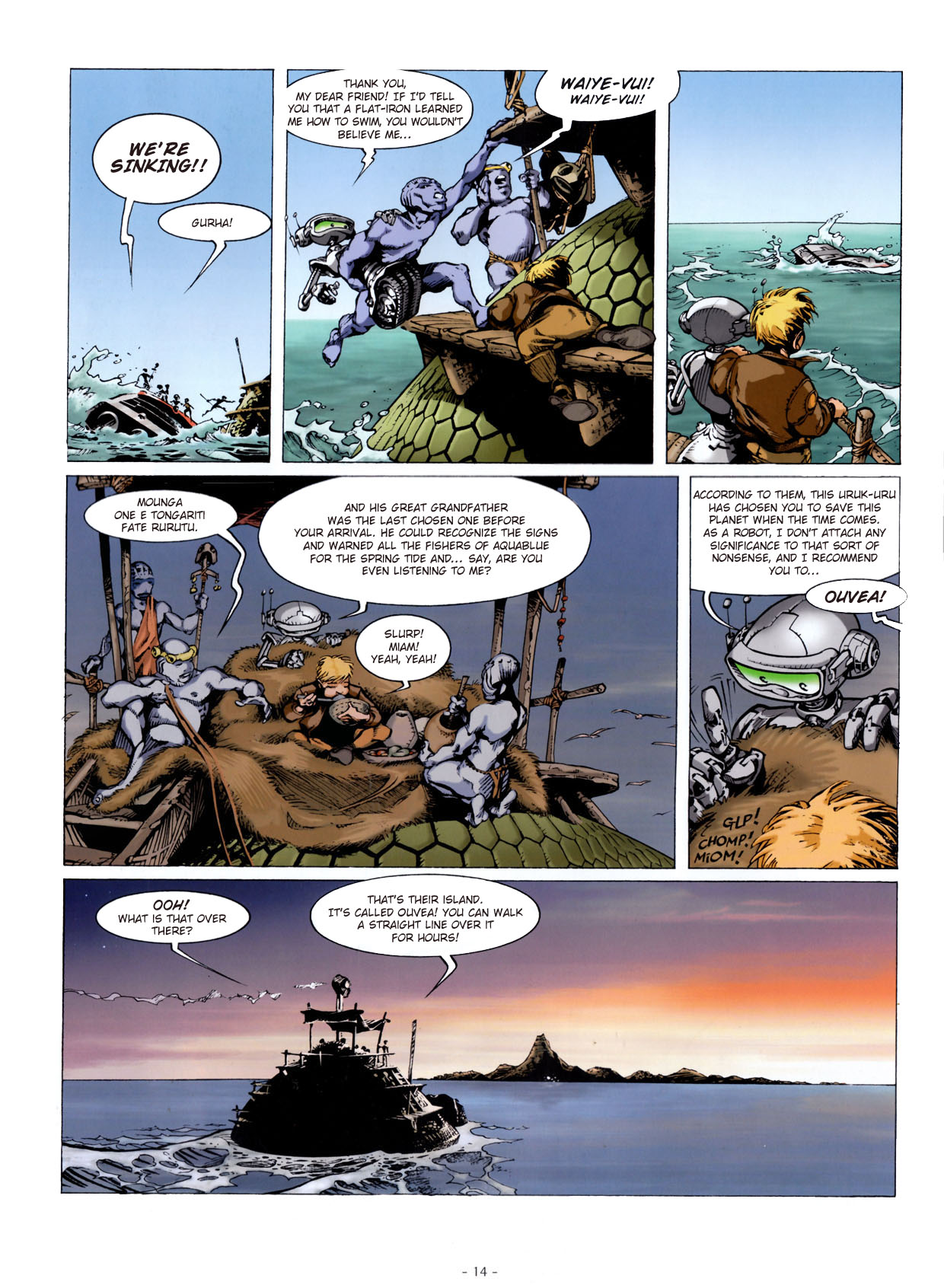 Read online Aquablue comic -  Issue #1 - 15