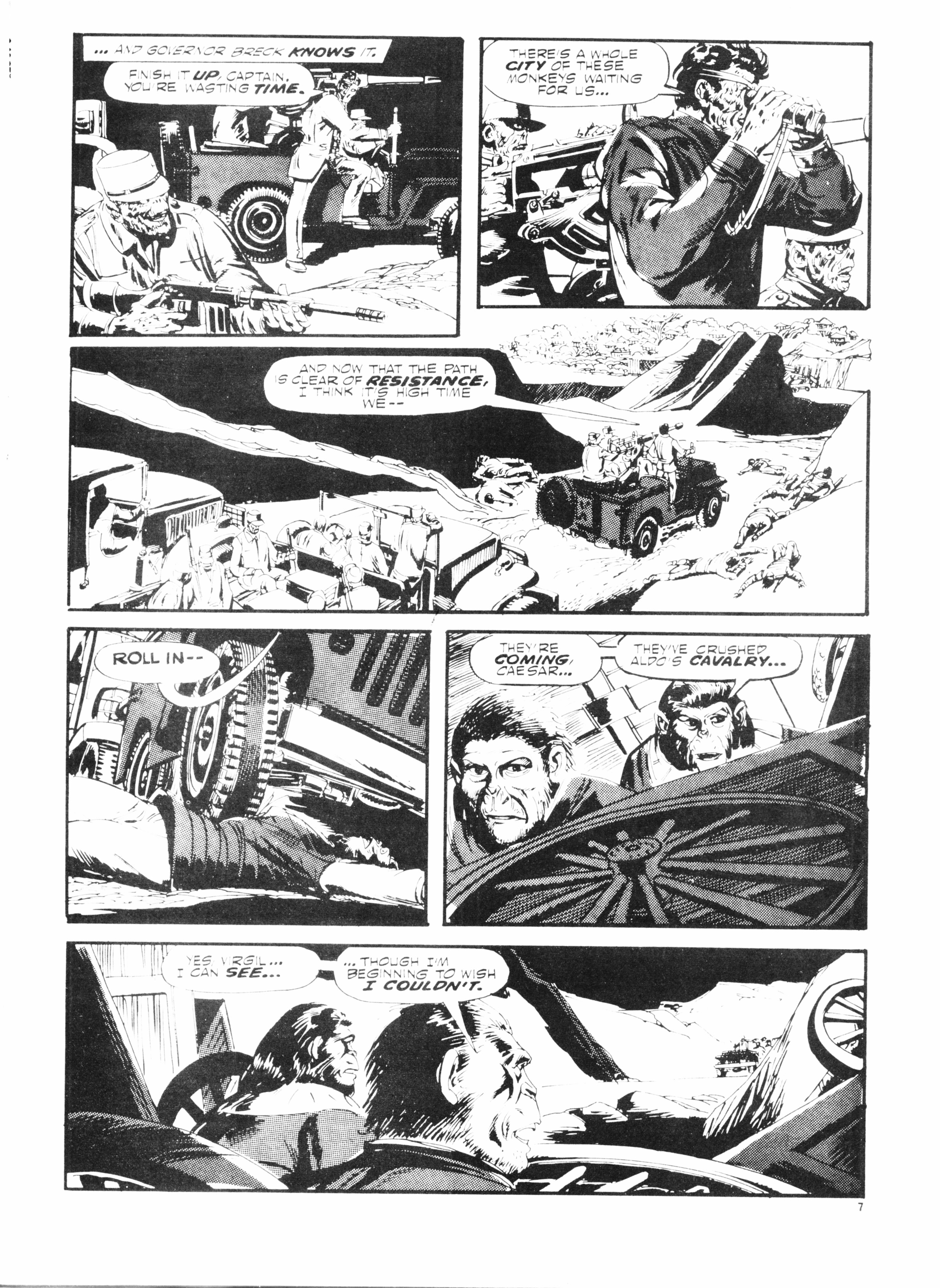 Read online Planet of the Apes (1974) comic -  Issue #123 - 7