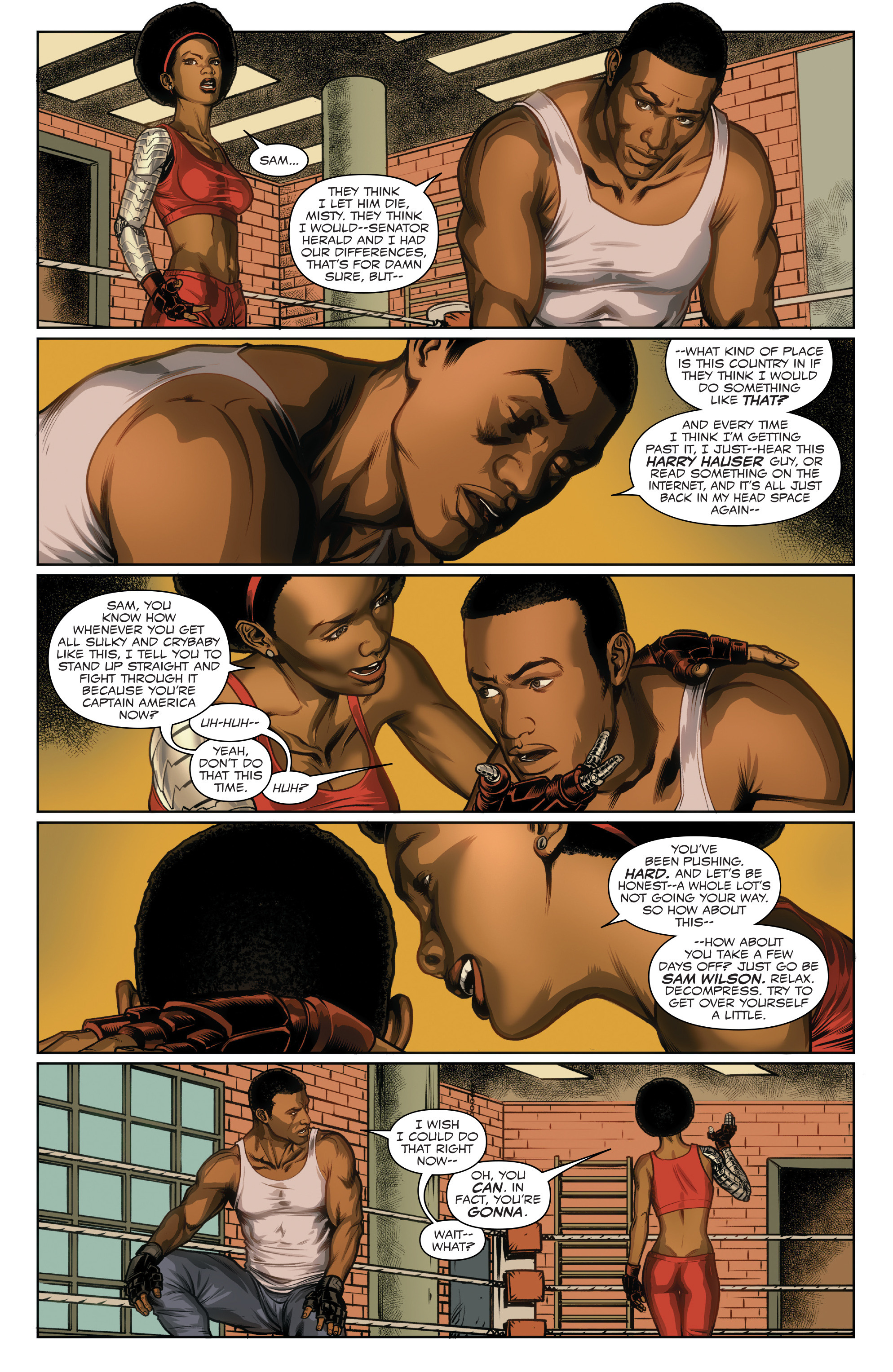 Read online Captain America: Sam Wilson comic -  Issue #16 - 5