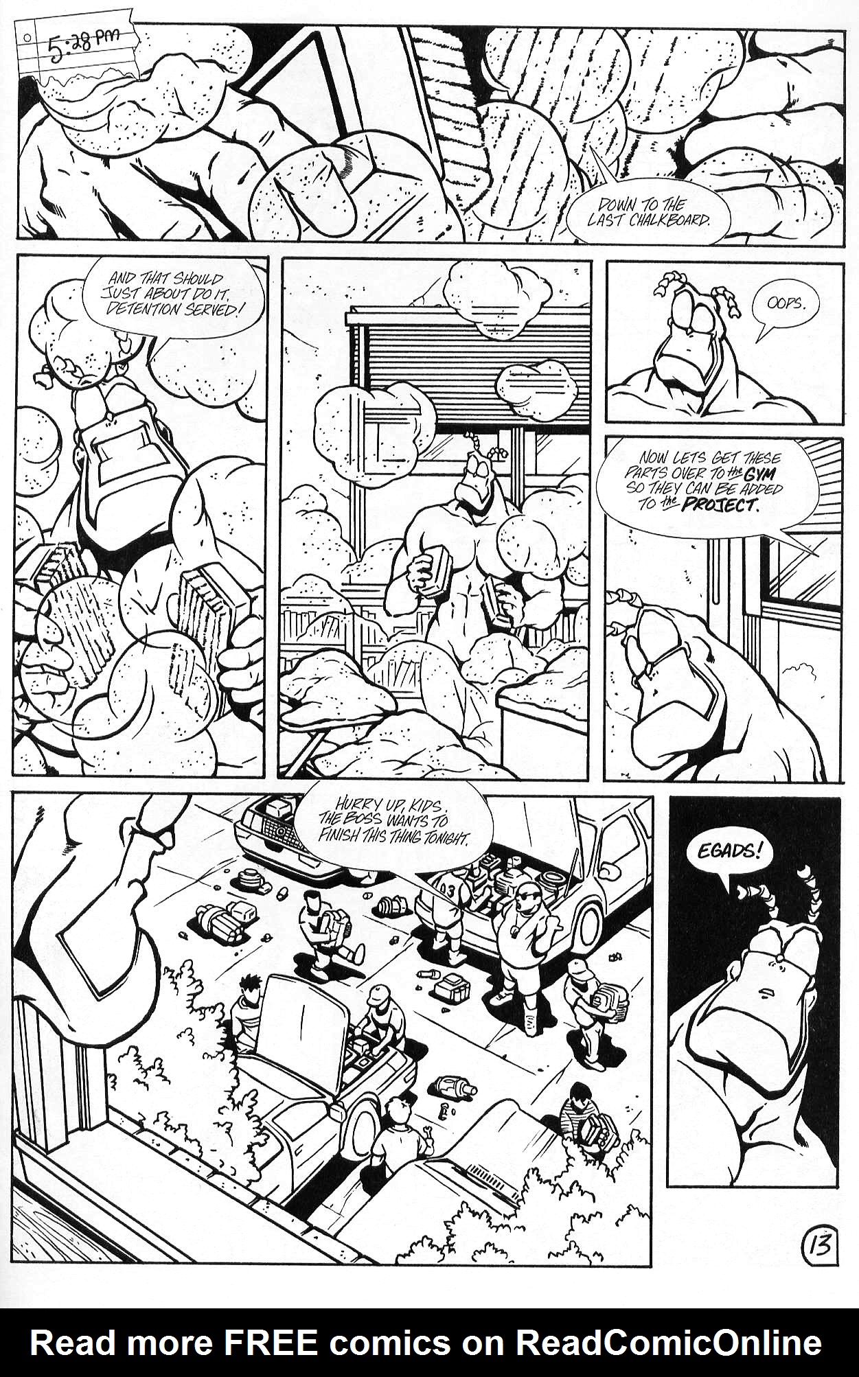 Read online Tick's Big Back To School Special comic -  Issue # Full - 14