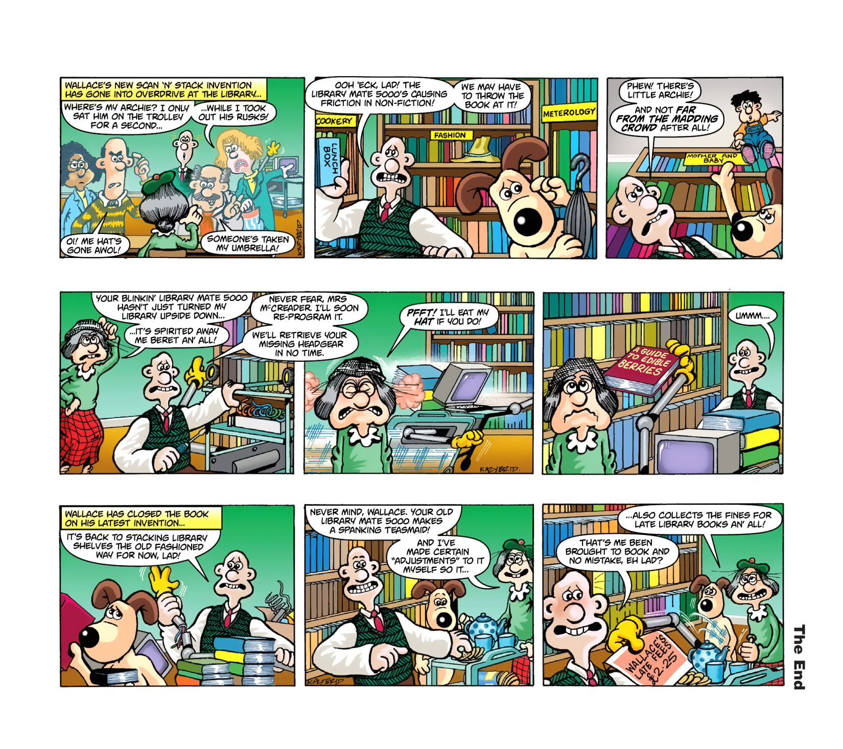 Read online Wallace & Gromit Dailies comic -  Issue #7 - 11