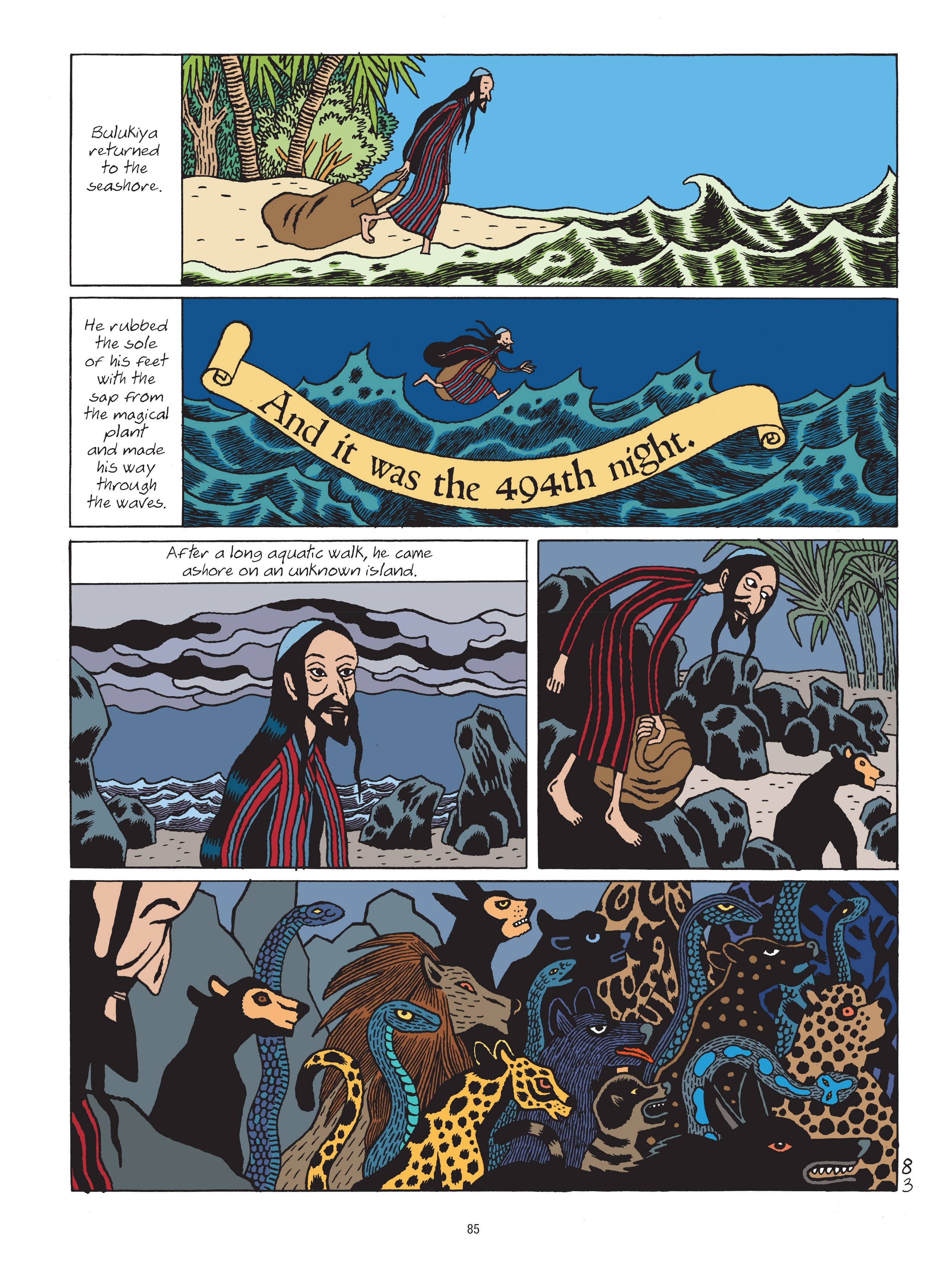 Read online A Tale of a Thousand and One Nights: HASIB & the Queen of Serpents comic -  Issue # TPB - 85