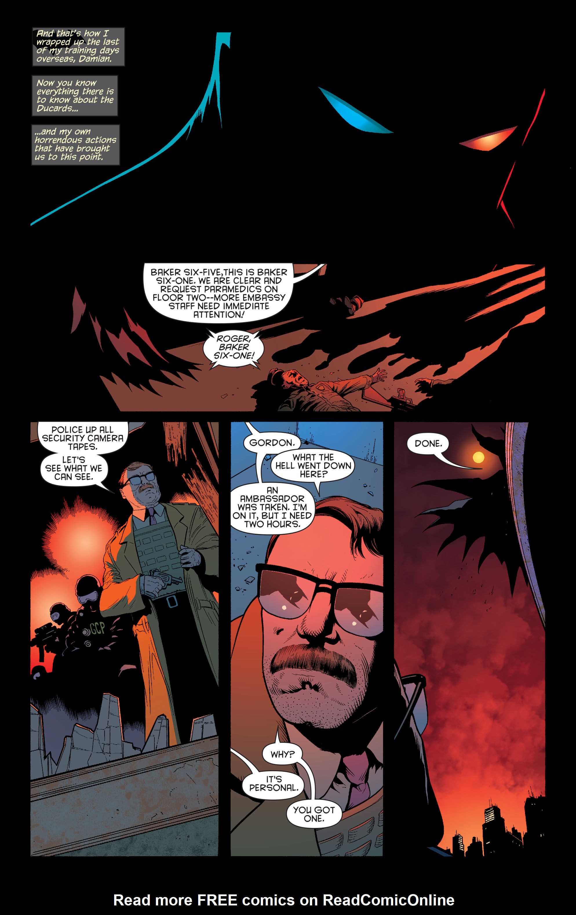 Read online Batman and Robin (2011) comic -  Issue # _Bad Blood (DC Essential Edition) (Part 2) - 24