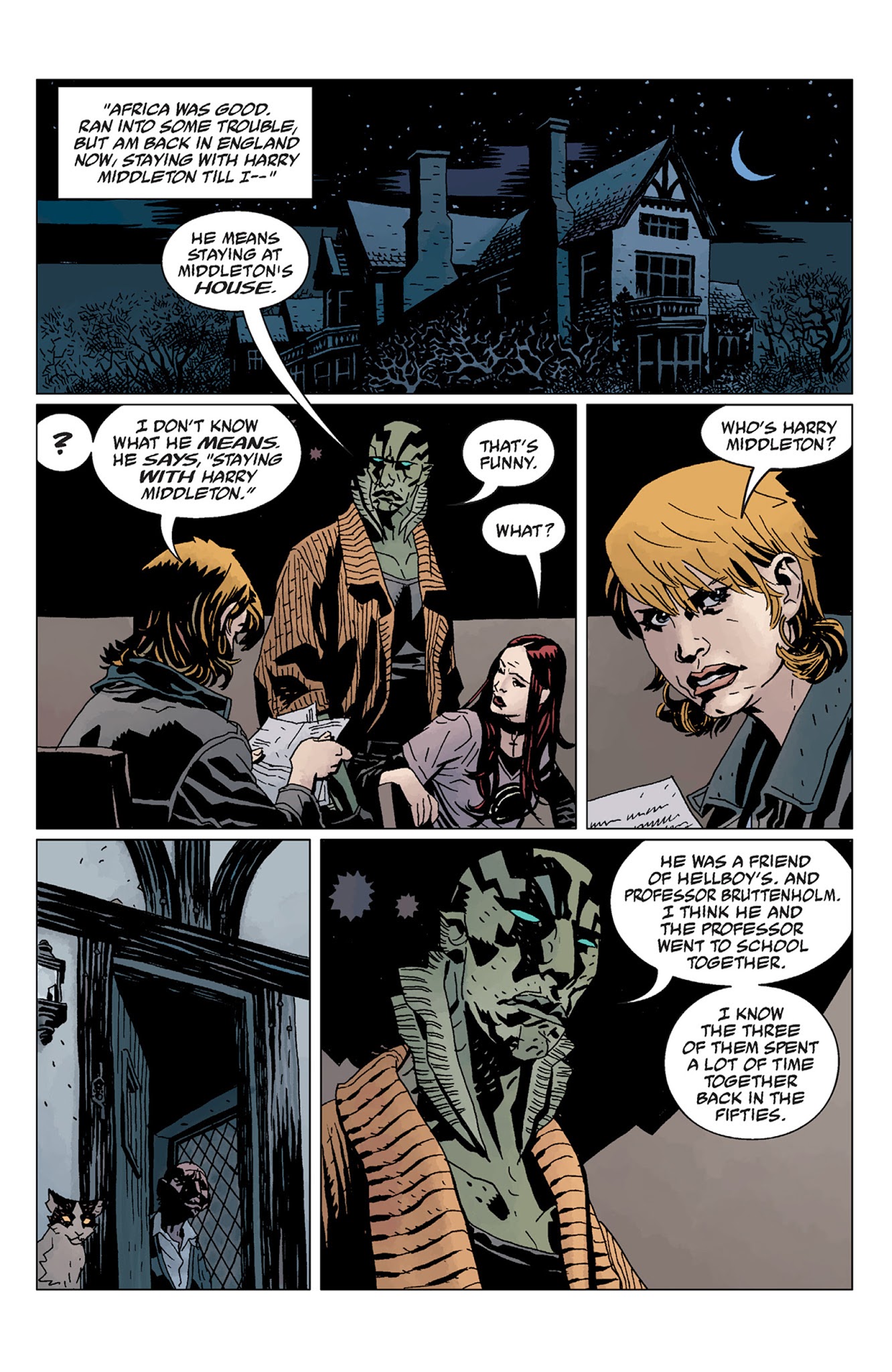 Read online Hellboy: Darkness Calls comic -  Issue # TPB - 165