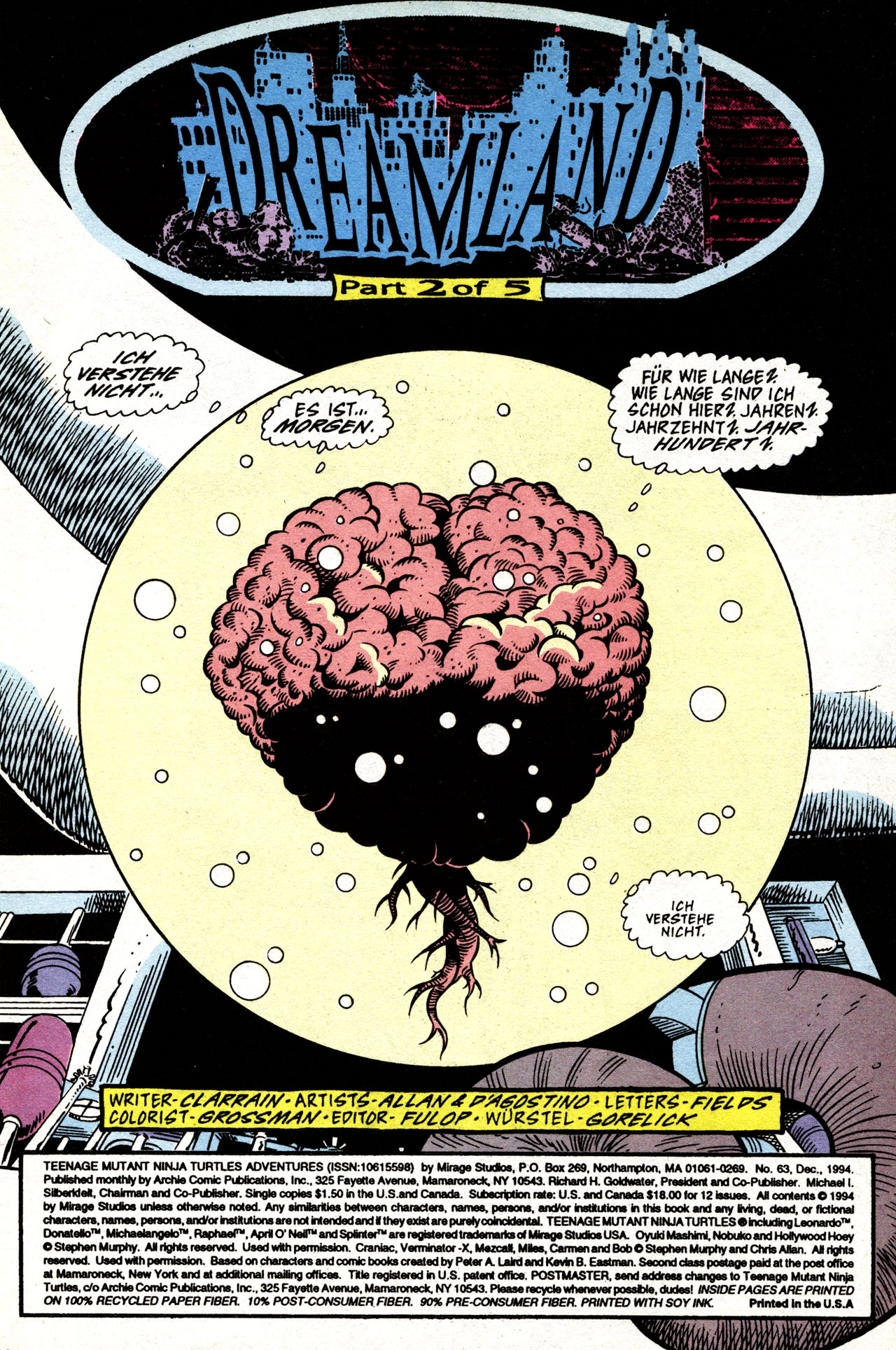 Read online Teenage Mutant Ninja Turtles Adventures (1989) comic -  Issue #63 - 3
