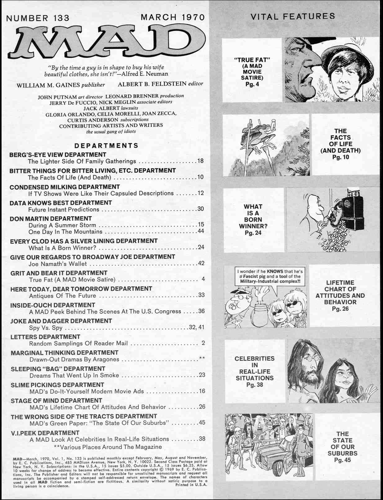 Read online MAD comic -  Issue #133 - 3