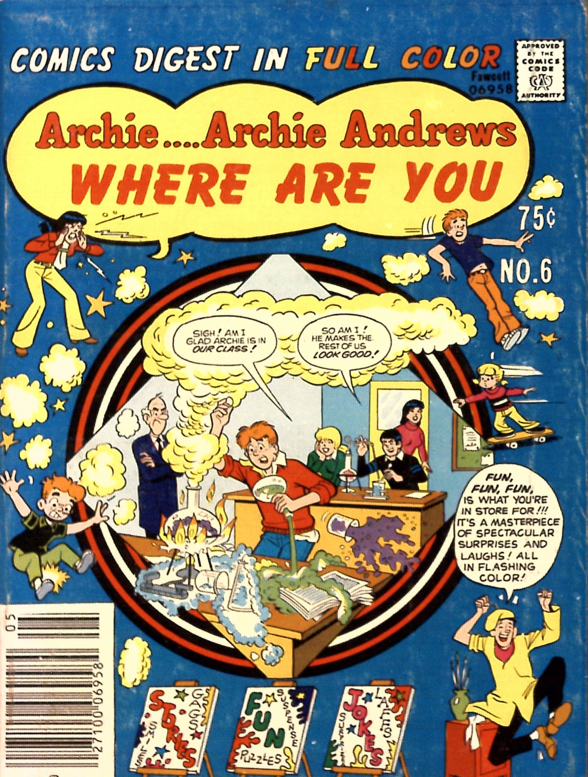 Read online Archie...Archie Andrews, Where Are You? Digest Magazine comic -  Issue #6 - 1