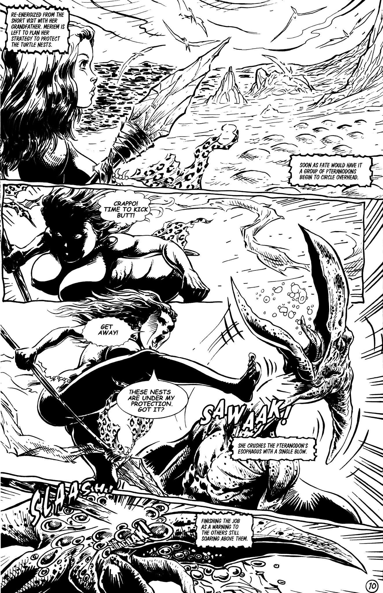 Read online Cavewoman: Sea Monsters comic -  Issue # Full - 12