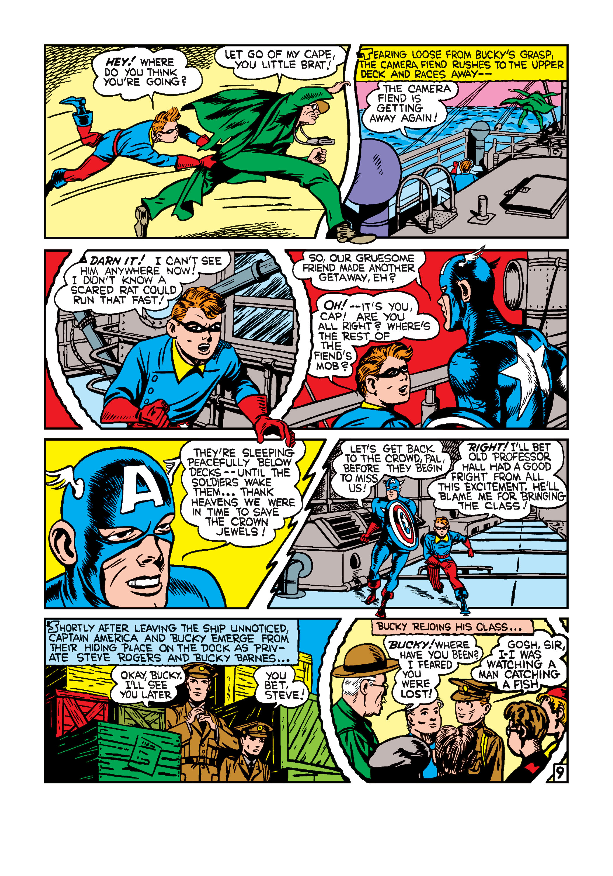 Read online Captain America Comics comic -  Issue #6 - 11