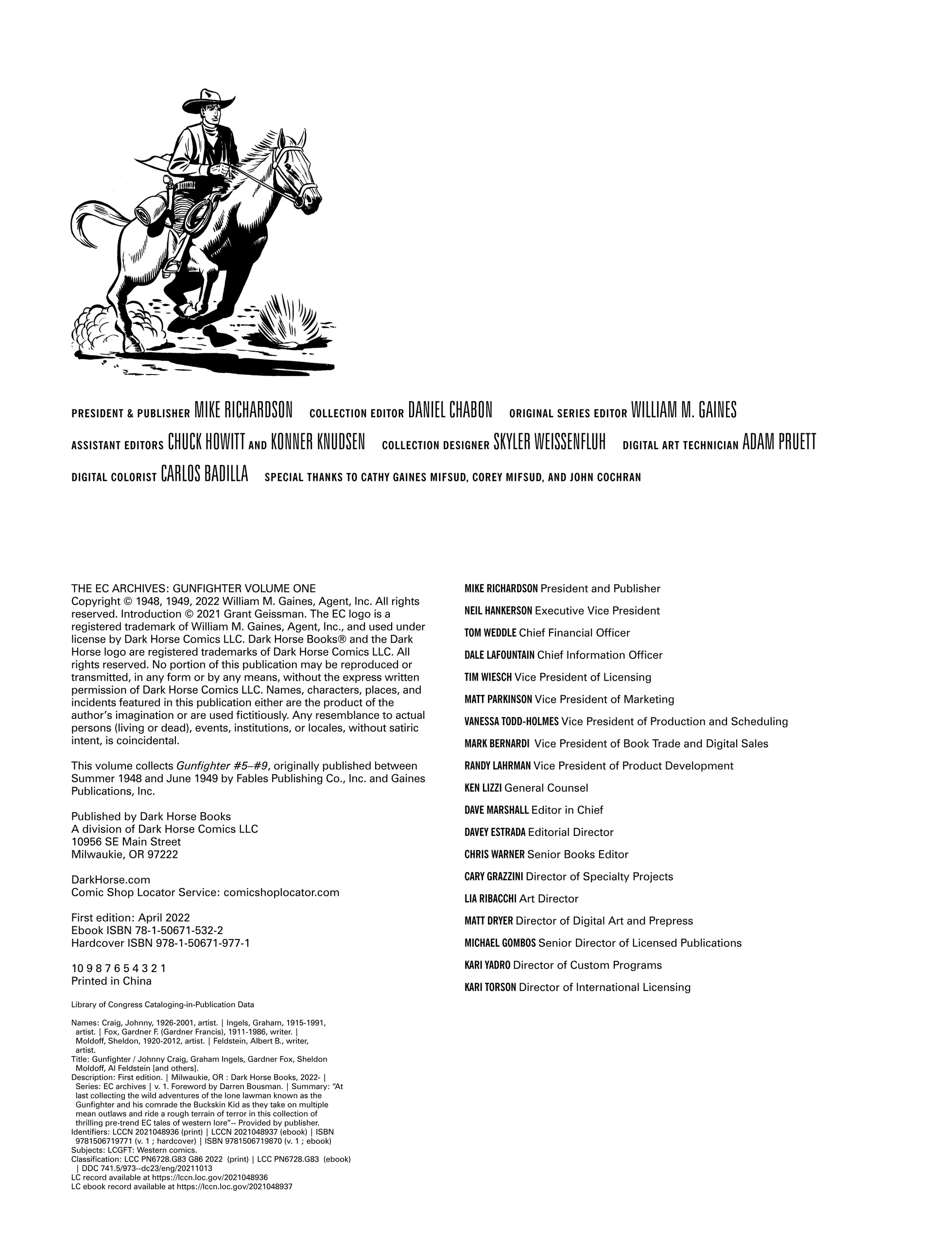 Read online The EC Archives: Gunfighter comic -  Issue # TPB (Part 1) - 7