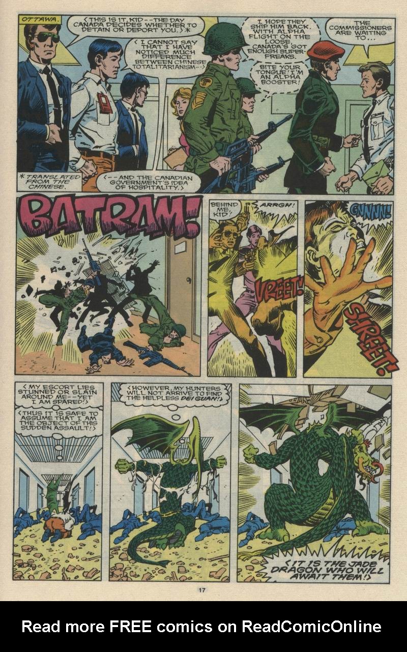 Read online Alpha Flight (1983) comic -  Issue #66 - 18