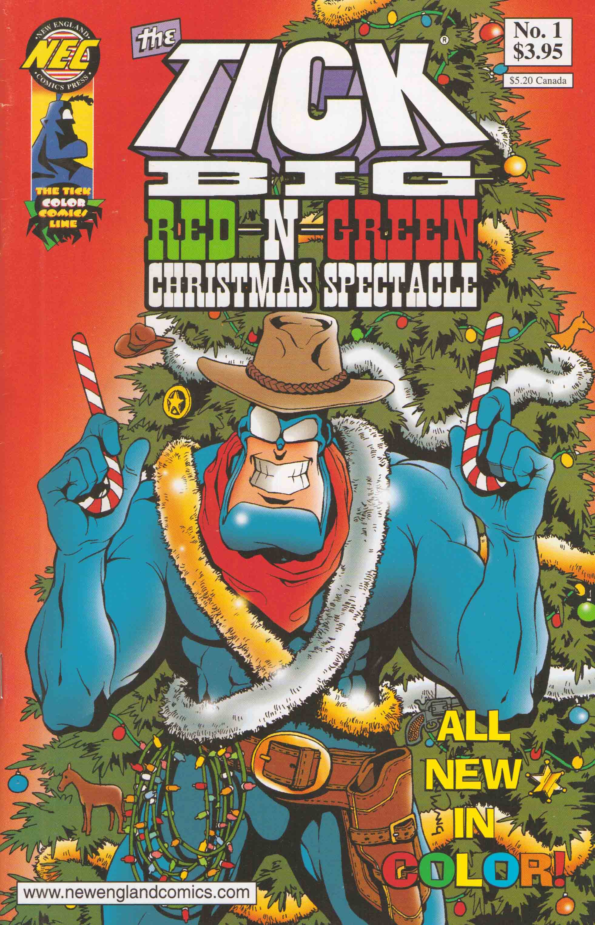 Read online The Tick: Big Red-N-Green Christmas Spectacle comic -  Issue # Full - 1