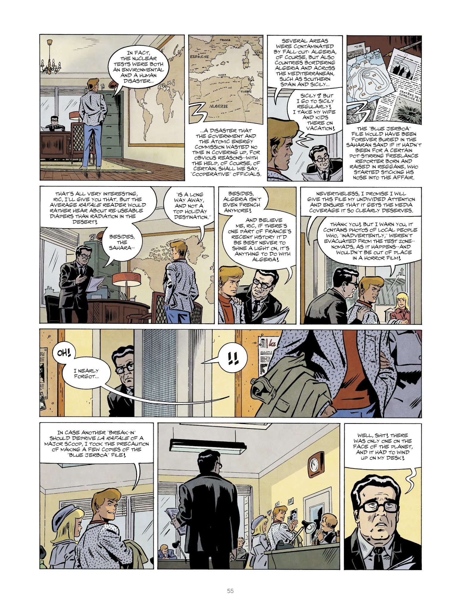 Read online The Mighty Return of Ric Hochet comic -  Issue #2 - 55