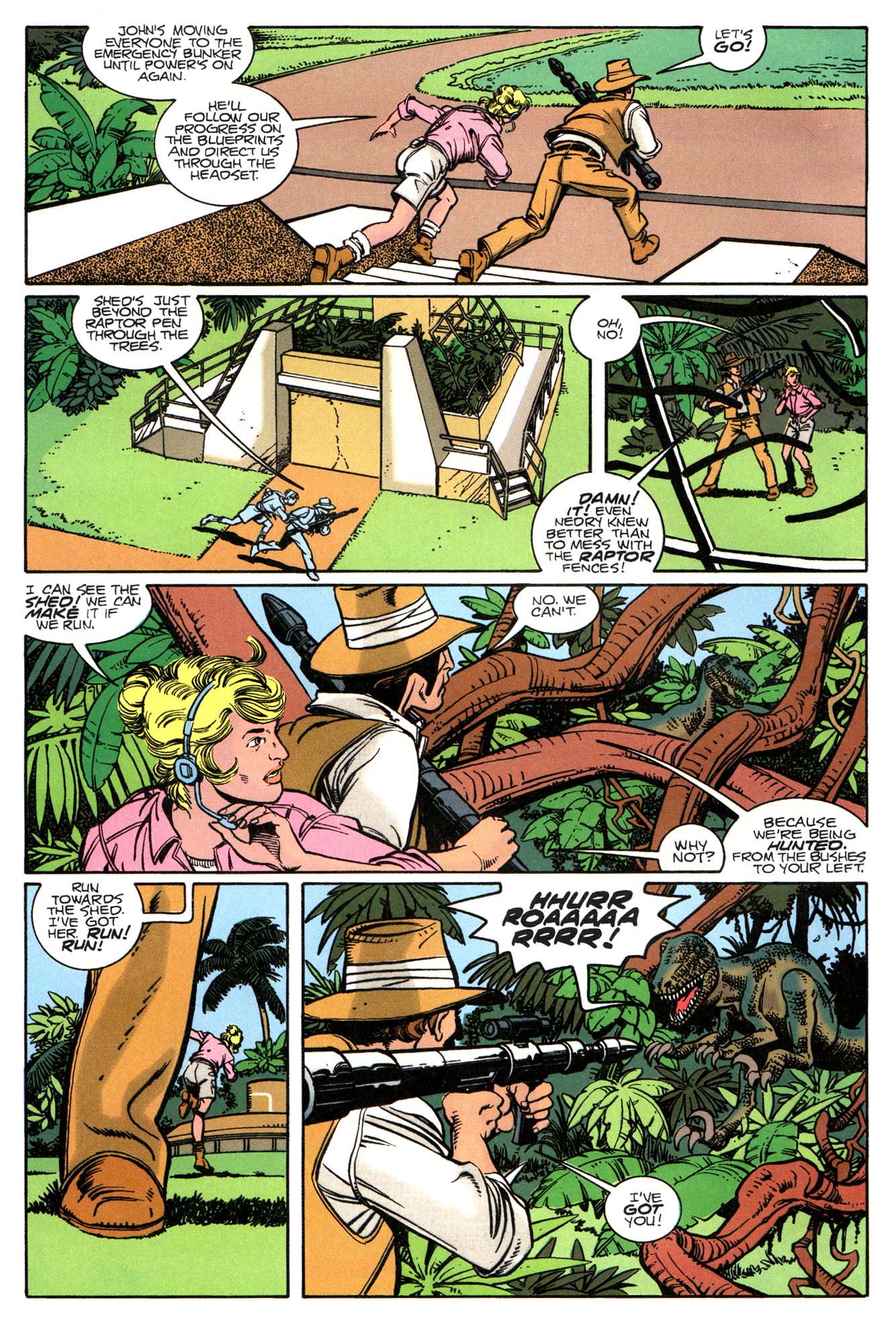 Read online Jurassic Park (1993) comic -  Issue #4 - 14