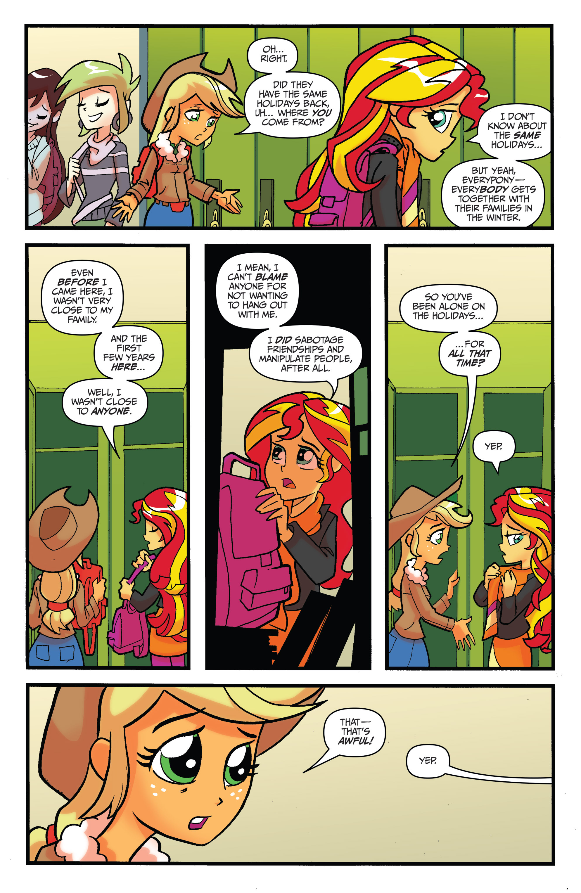 Read online My Little Pony: Equestria Girls Holiday Special 2014 comic -  Issue # Full - 5