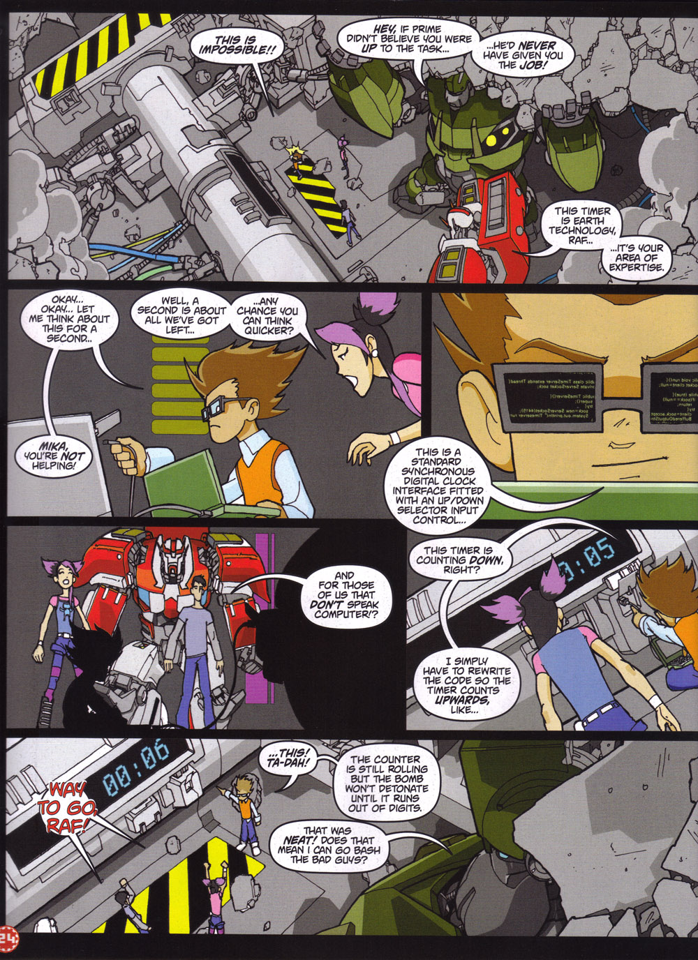 Read online Transformers: Prime comic -  Issue #1 - 22