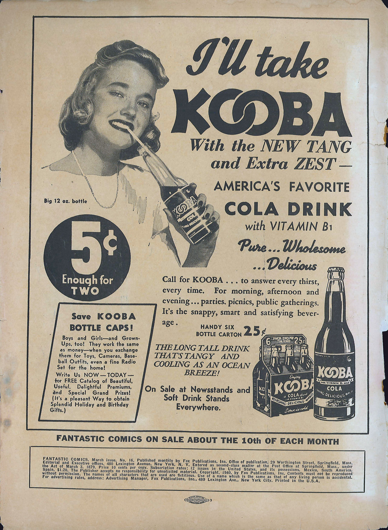 Read online Fantastic Comics comic -  Issue #16 - 2