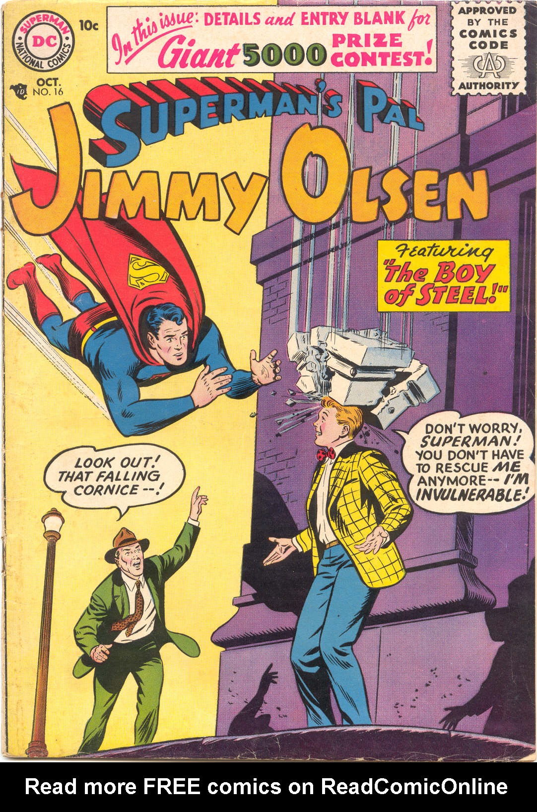 Read online Superman's Pal Jimmy Olsen comic -  Issue #16 - 1