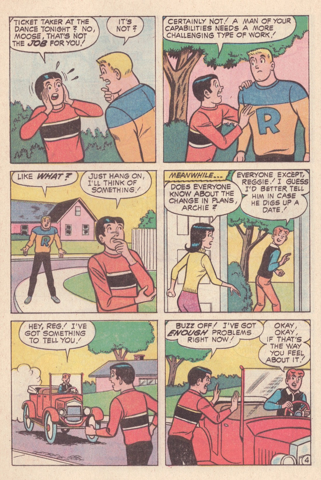 Read online Reggie and Me (1966) comic -  Issue #42 - 16