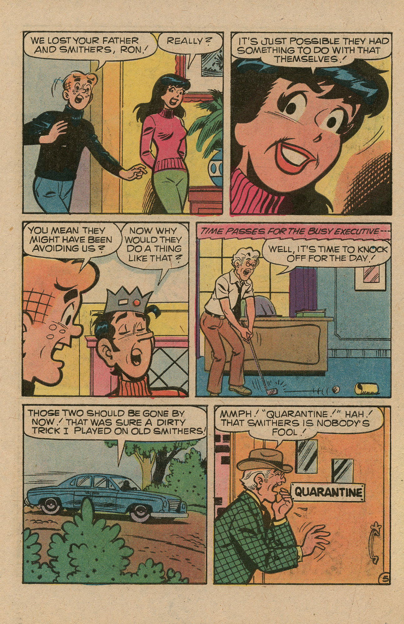 Read online Archie's TV Laugh-Out comic -  Issue #48 - 7