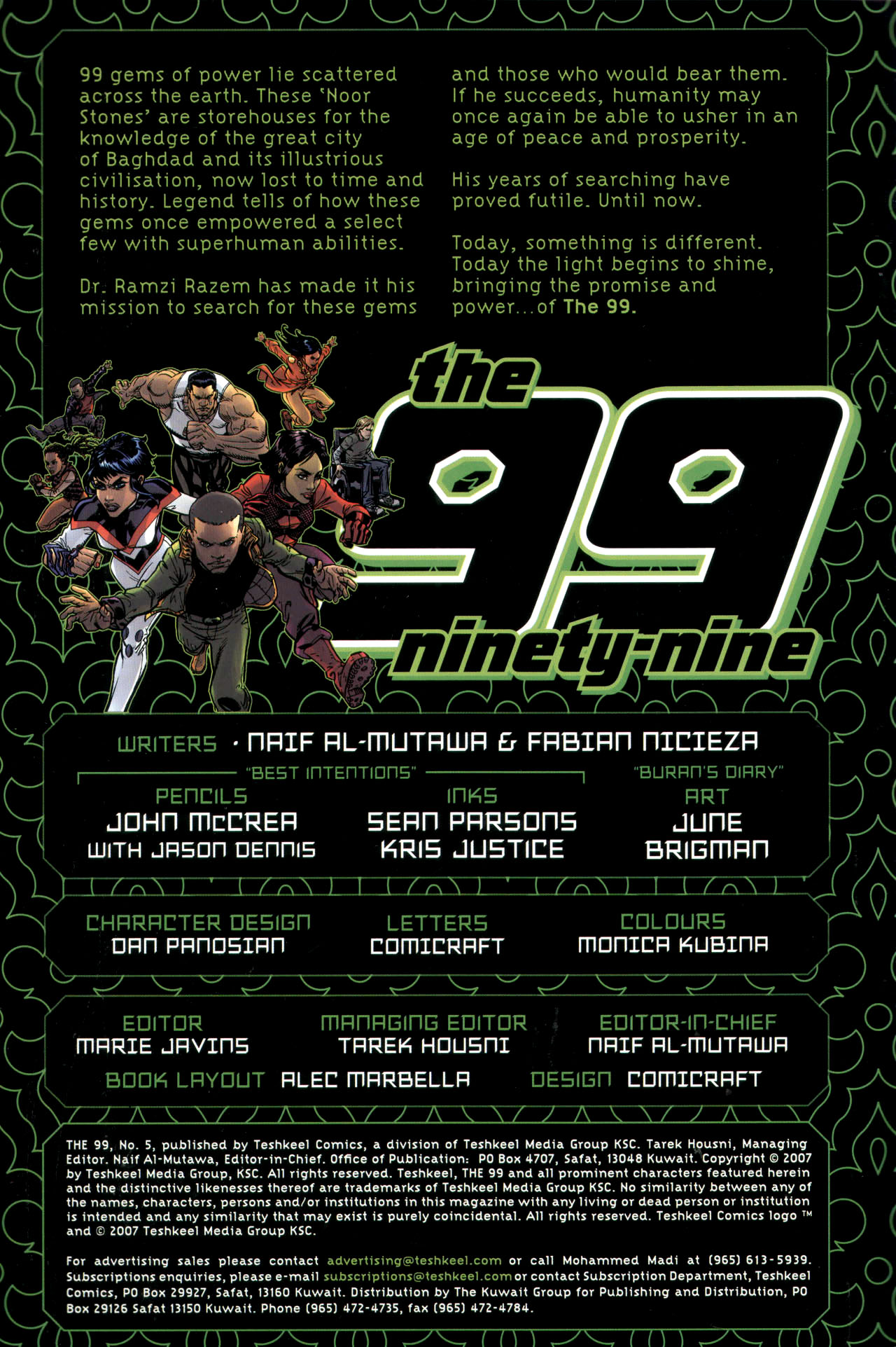 Read online The 99 comic -  Issue #5 - 2