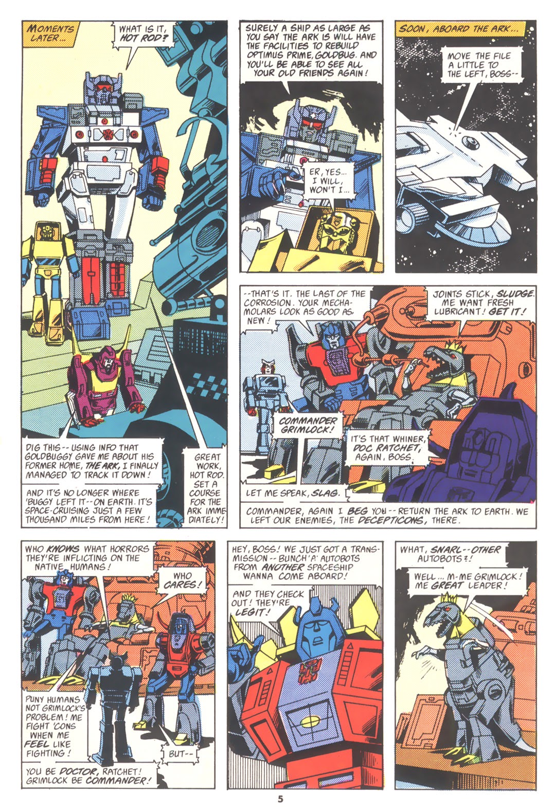 Read online The Transformers (UK) comic -  Issue #174 - 5