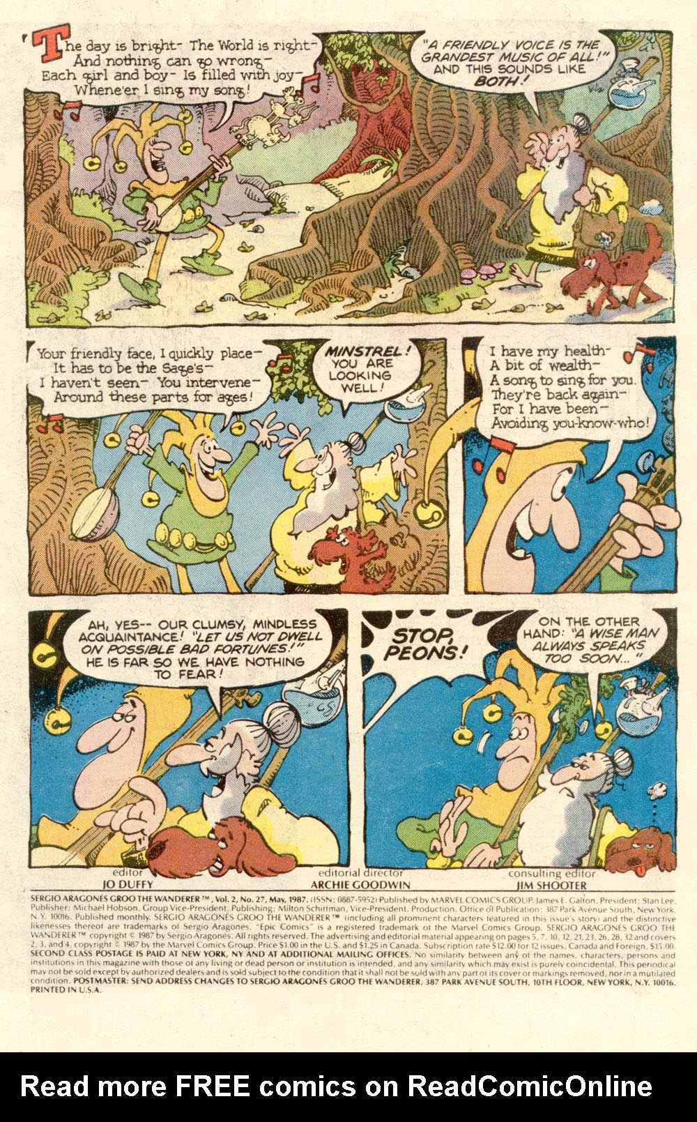 Read online Sergio Aragonés Groo the Wanderer comic -  Issue #27 - 2